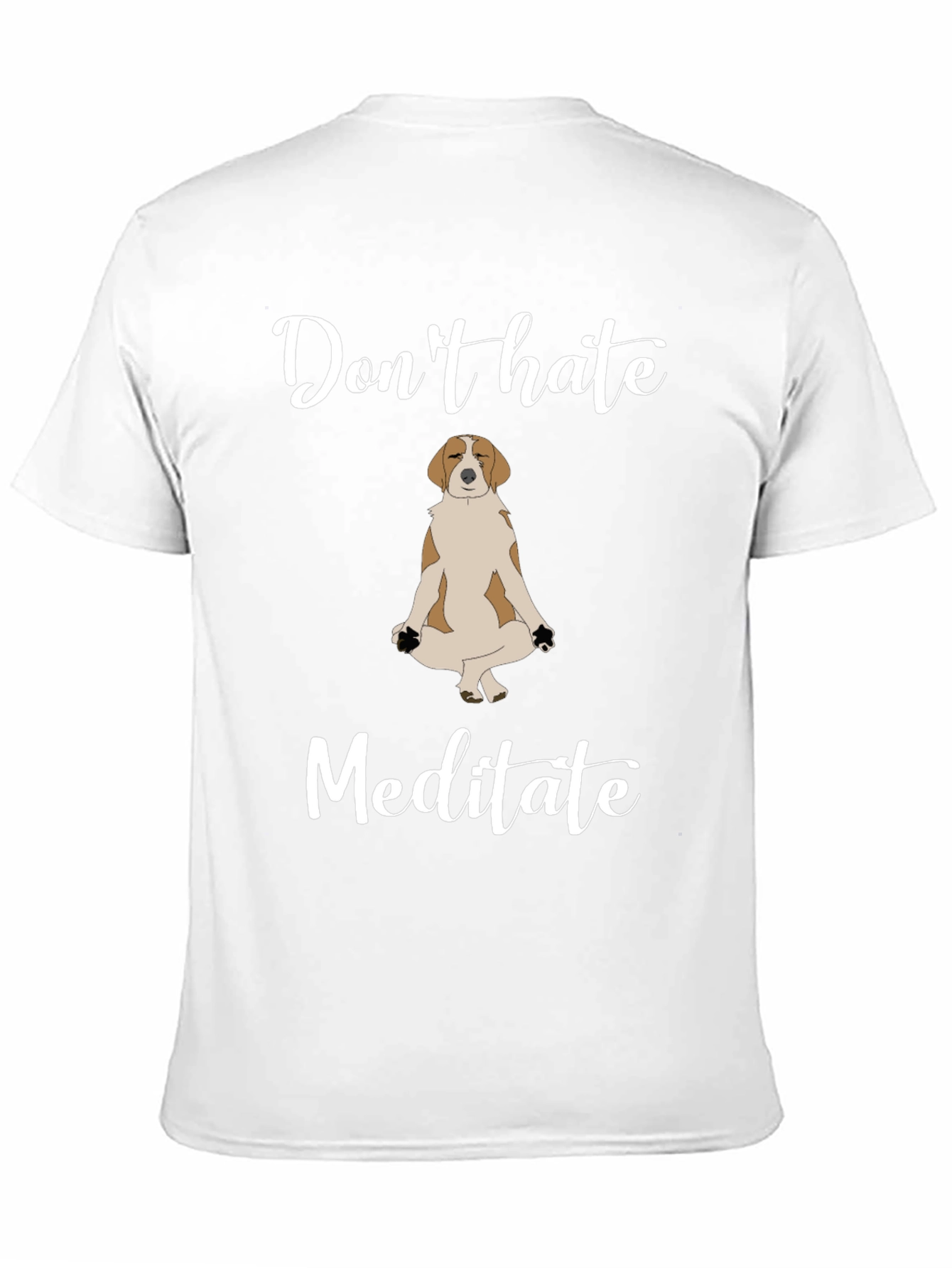 Black Don't Hate Meditate Graphic Tee - Unisex Cotton T-Shirt view 11