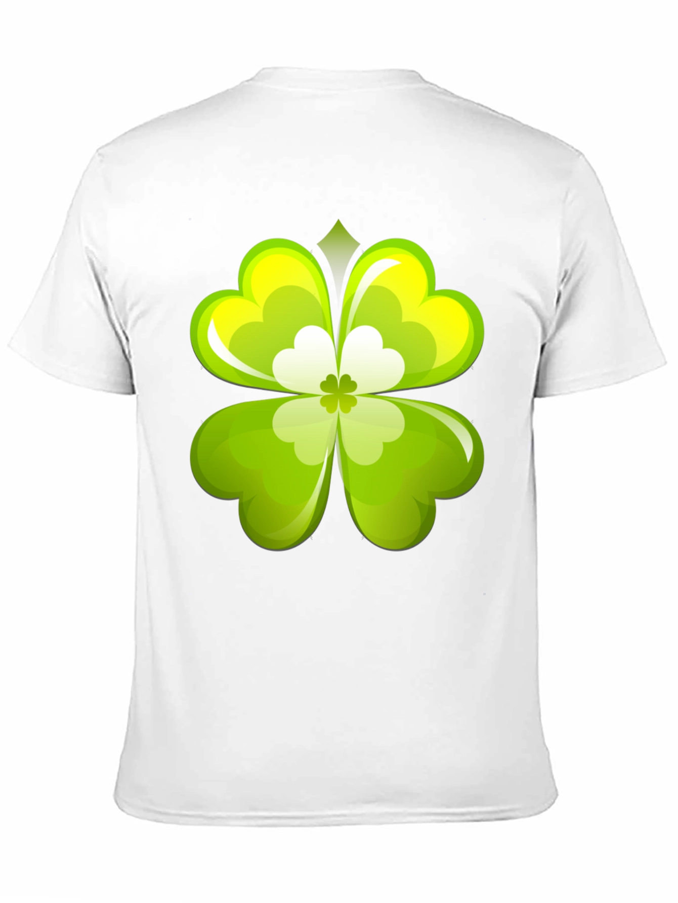 Black Lucky Clover Graphic Tee - Black view 11