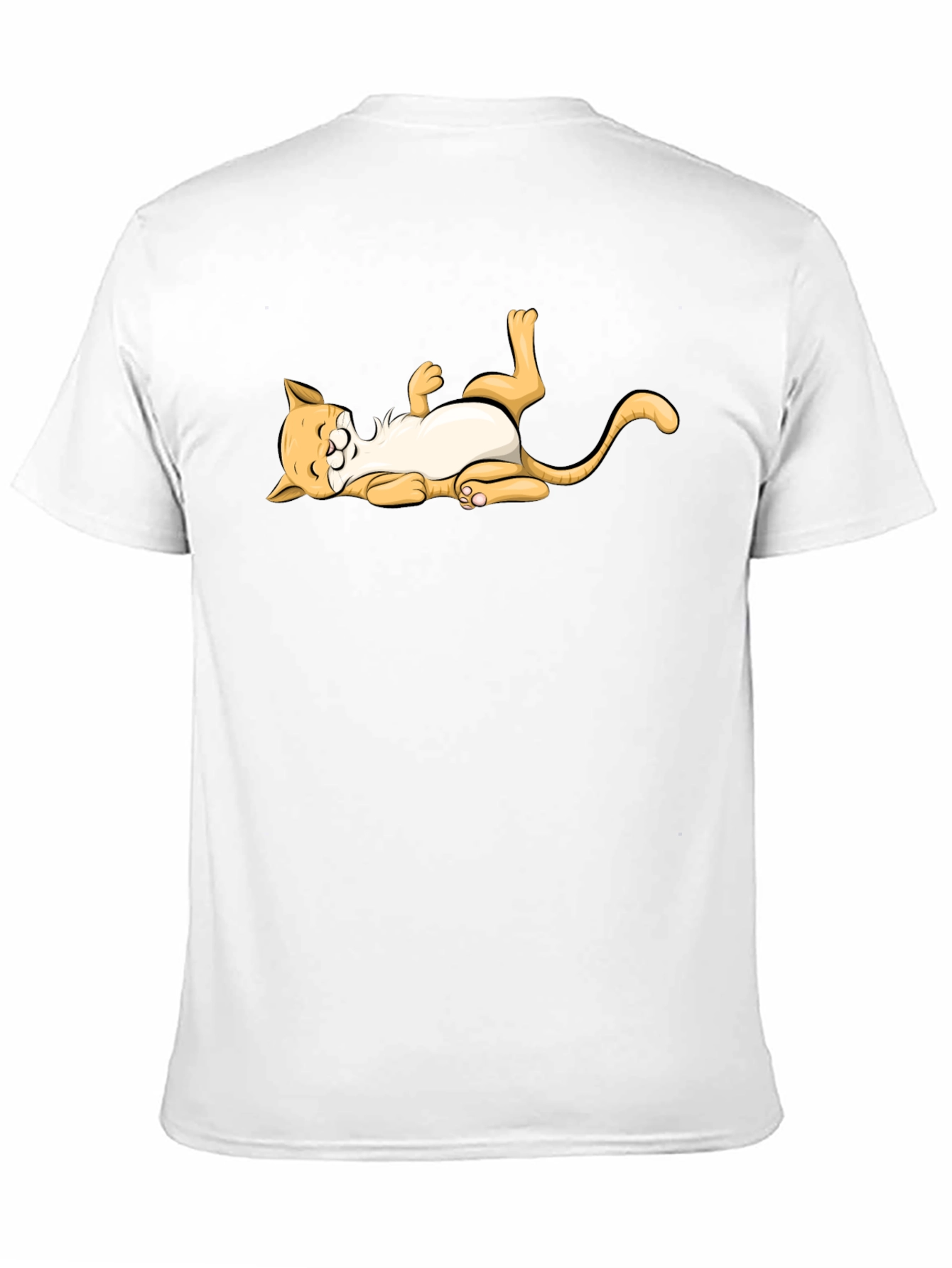 Black Funny Cat Graphic T-Shirt - Black view 11