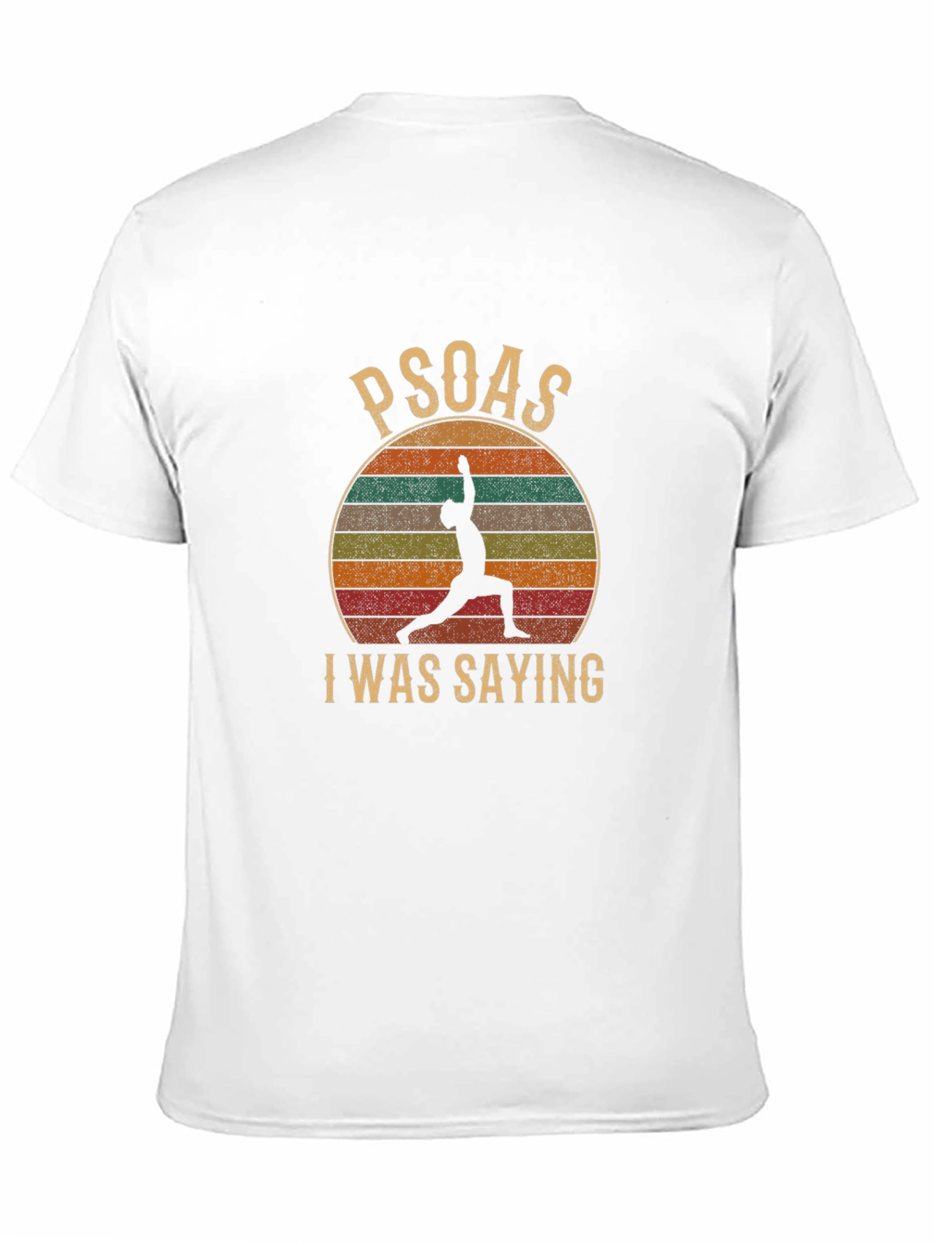Black Psoas I Was Saying Yoga T-Shirt view 11