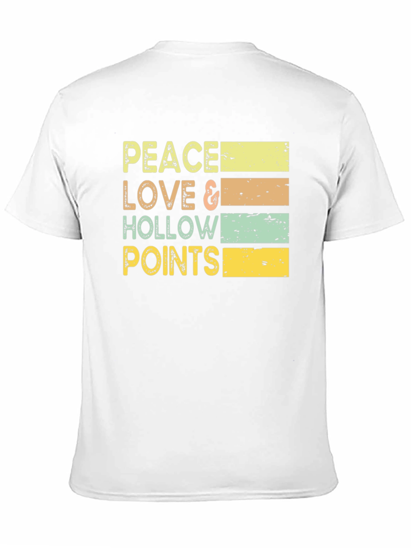 Black Peace Love Hollow Points Graphic Tee view 11