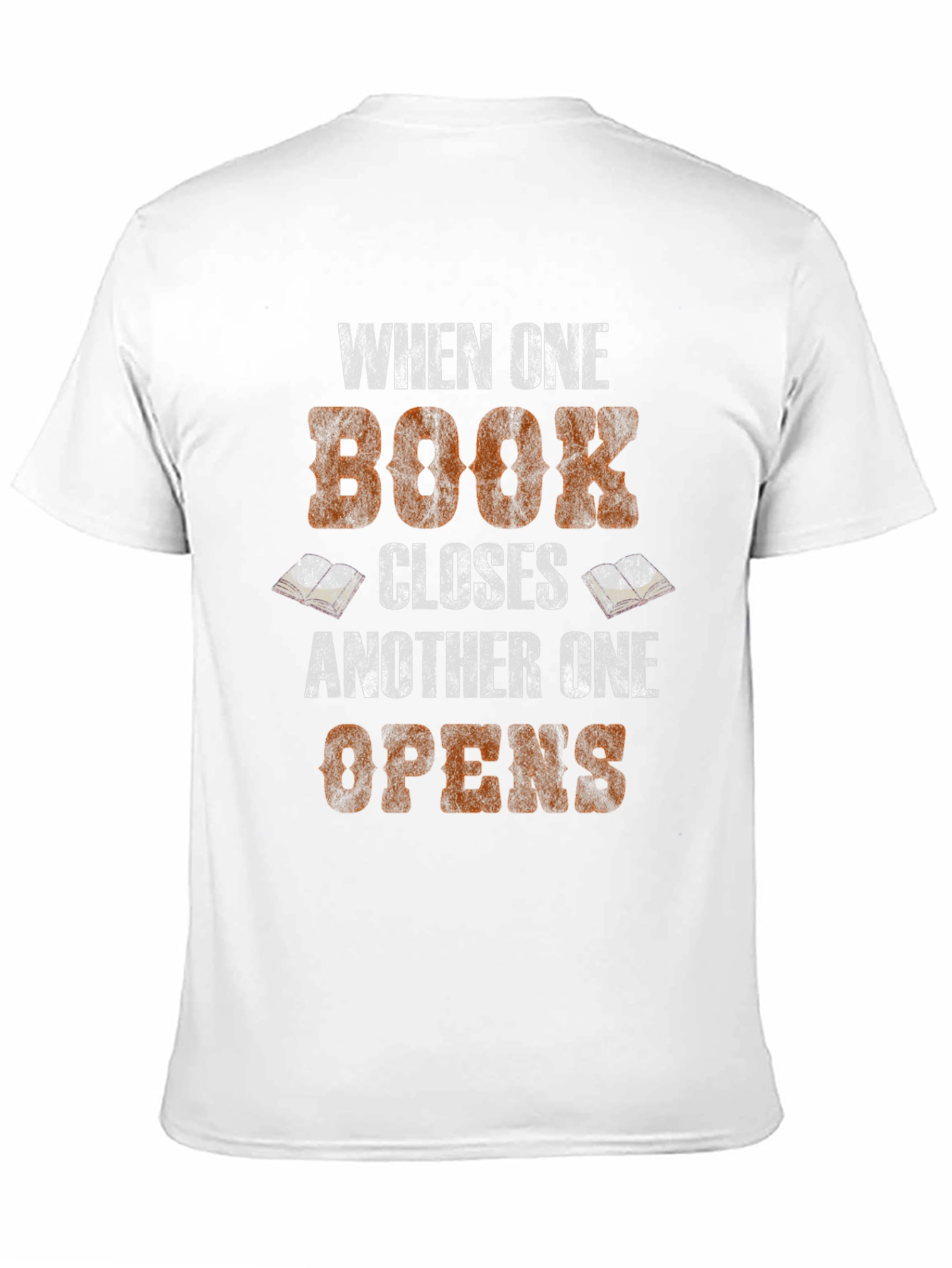 Black Book Lover T-Shirt - When One Book Closes... view 11