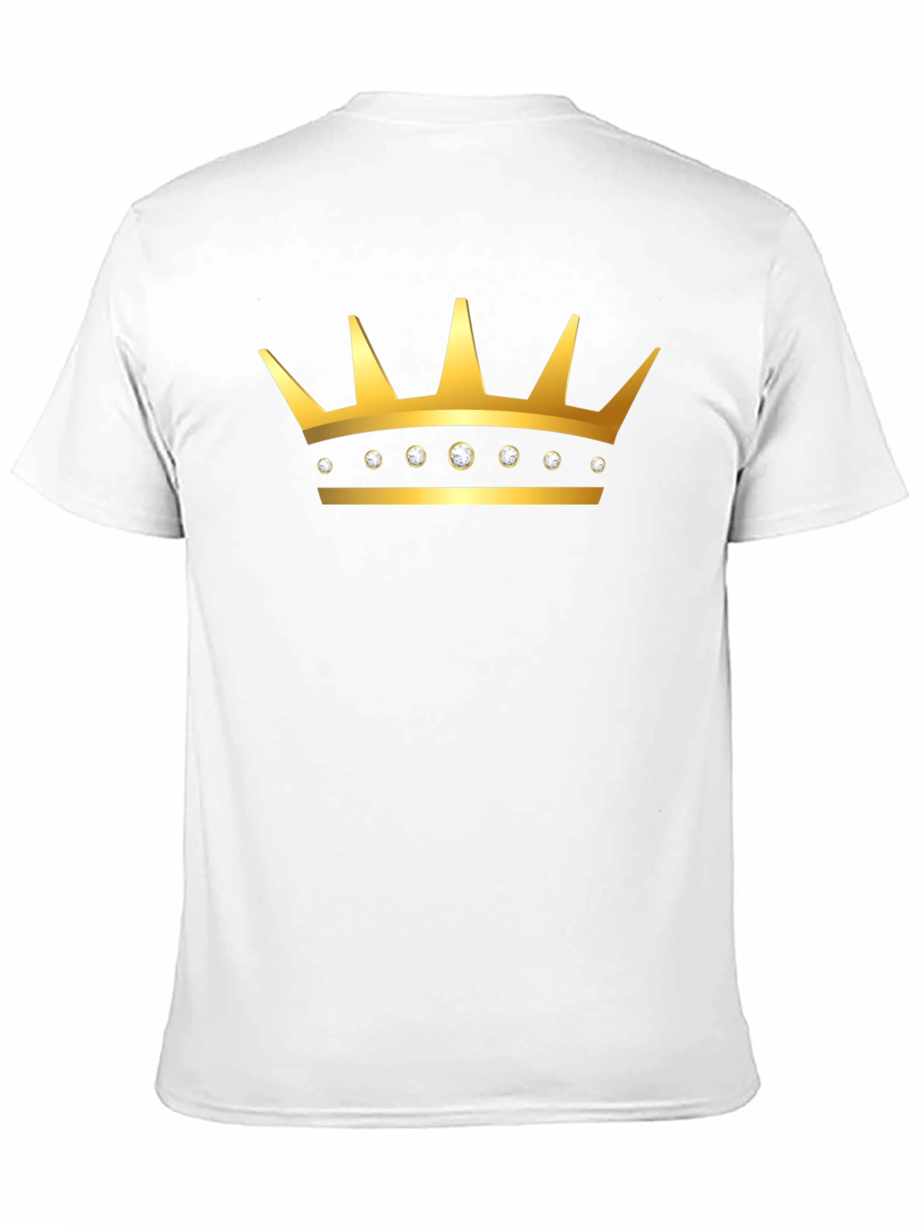 Black Gold Crown Graphic T-Shirt - Stylish Men's Tee view 11