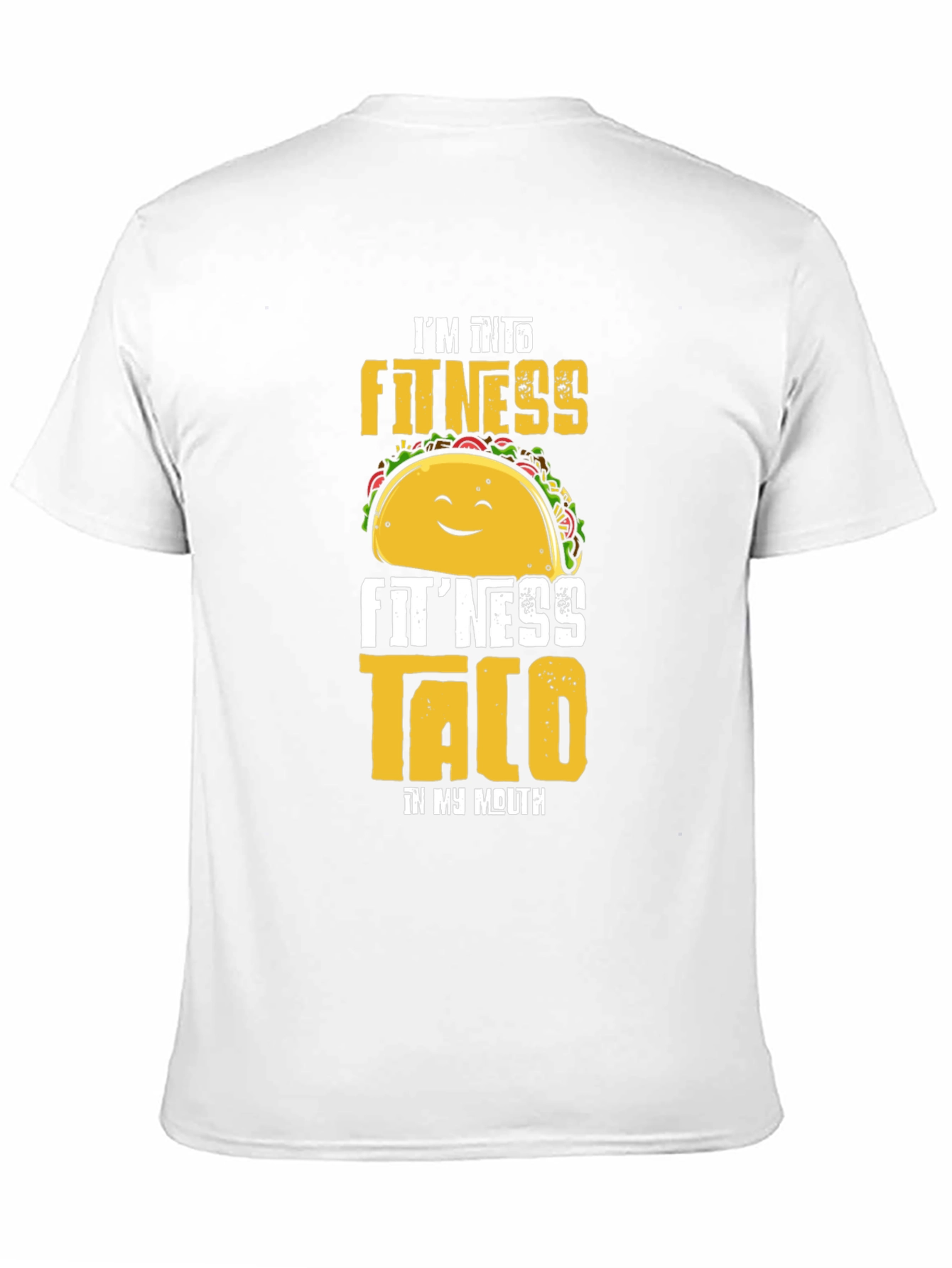 Black Funny Fitness Taco T-Shirt view 11