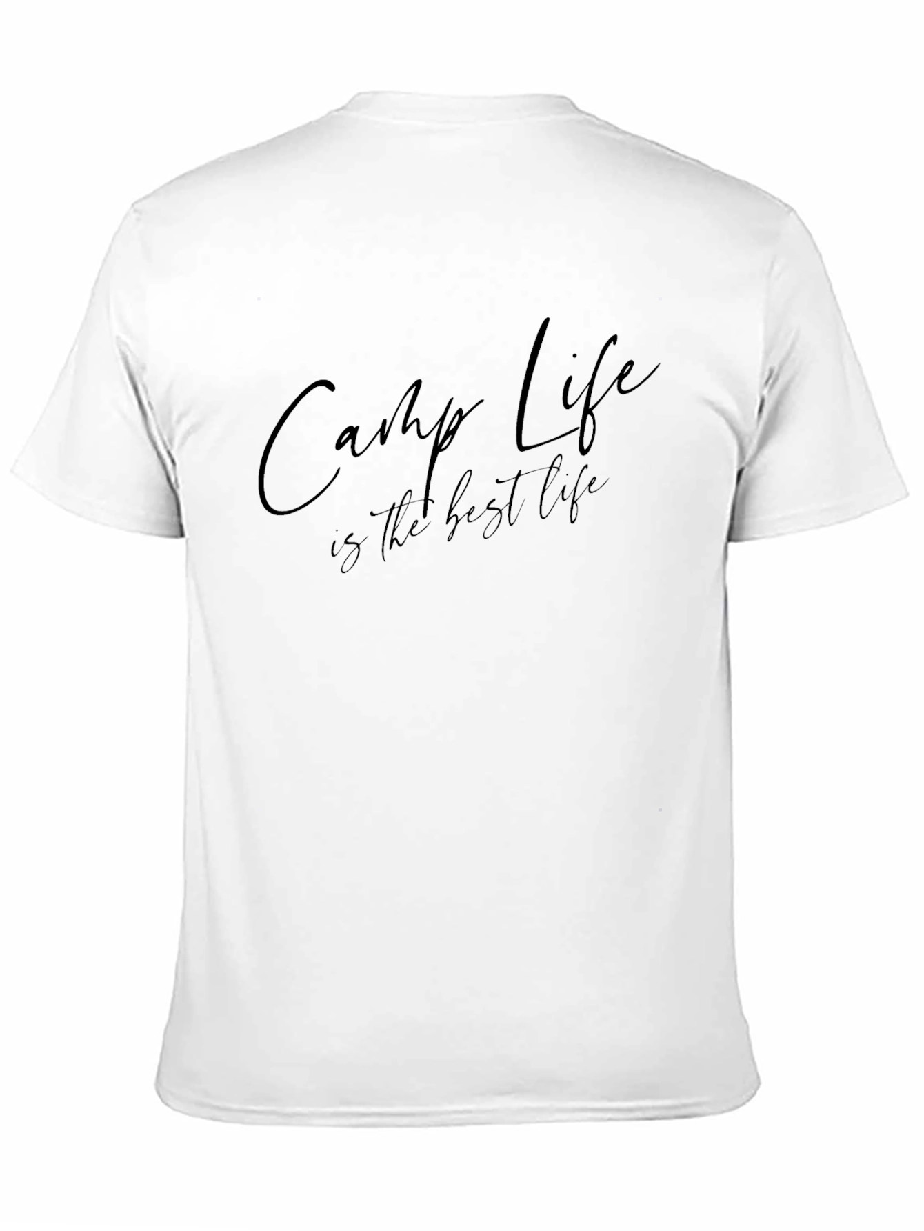 Black Camp Life T-Shirt - Best Life Camping Tee view 11