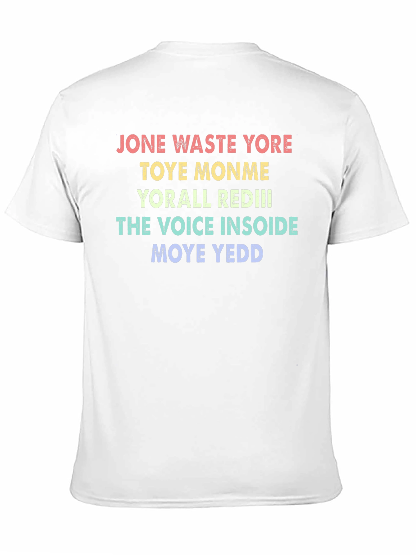 Black JONE WASTE YORE TOYE MONME Funny T-Shirt view 11