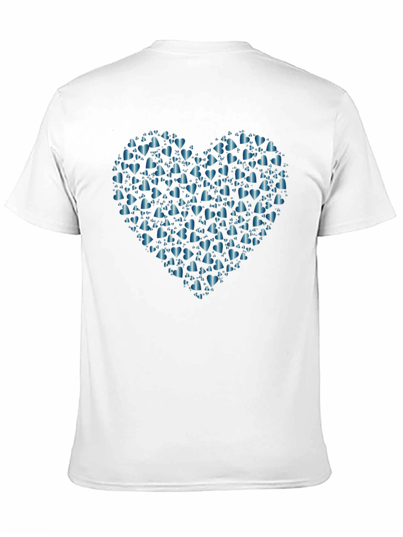 Black Heart of Hearts Tee - Black Cotton Casual Wear view 11