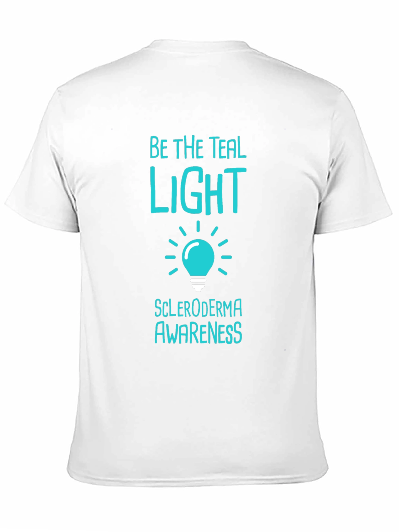 Black Be The Teal Light Scleroderma Awareness T-Shirt view 11