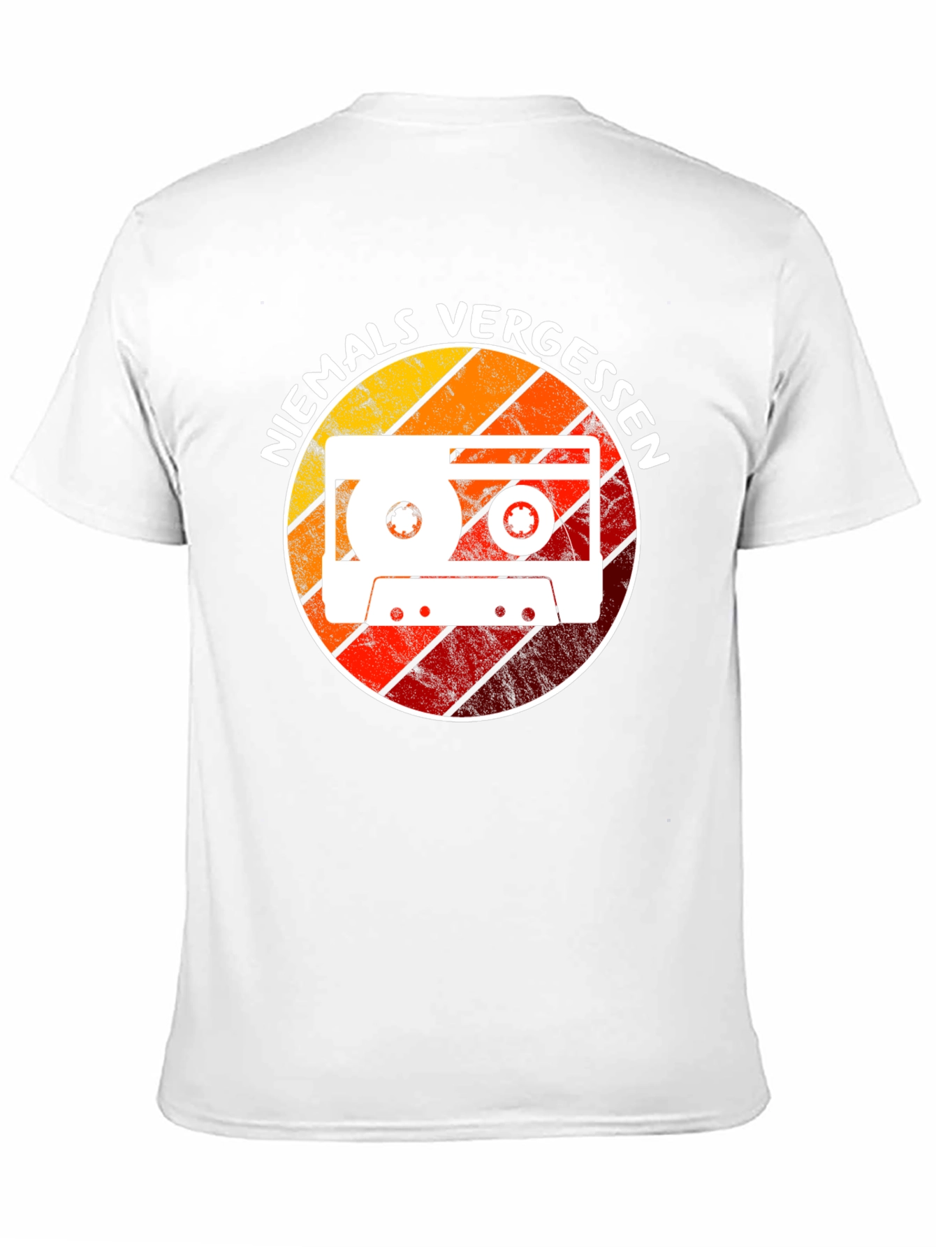 Black Never Forget Cassette Tape Graphic Tee - Retro Style view 11