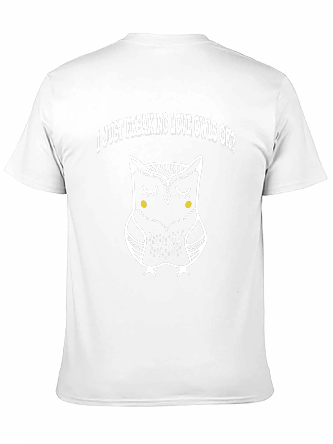 Black I Love Owls Graphic T-Shirt - Black view 11