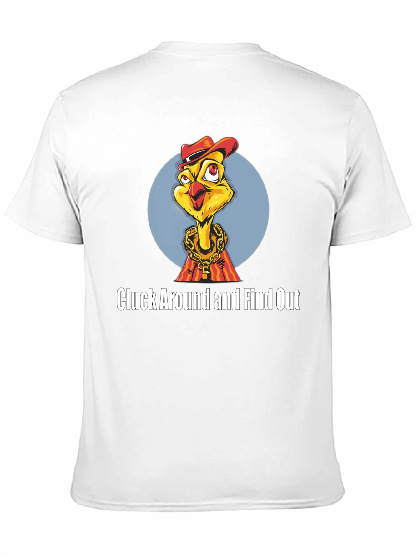 Black Cluck Around Chicken T-Shirt view 11