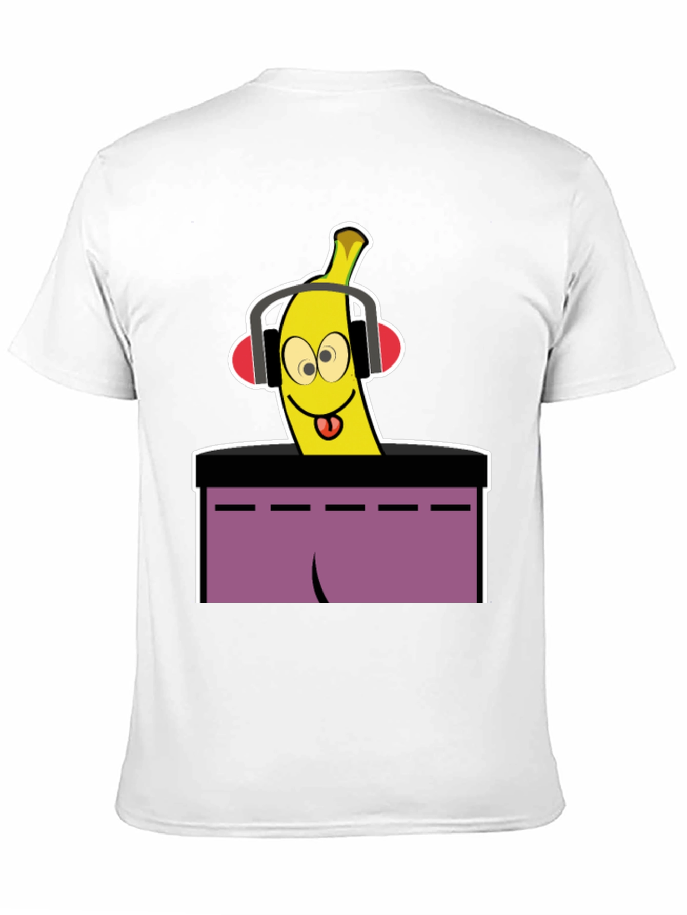 Black DJ Banana T-Shirt - Quirky Graphic Tee view 11