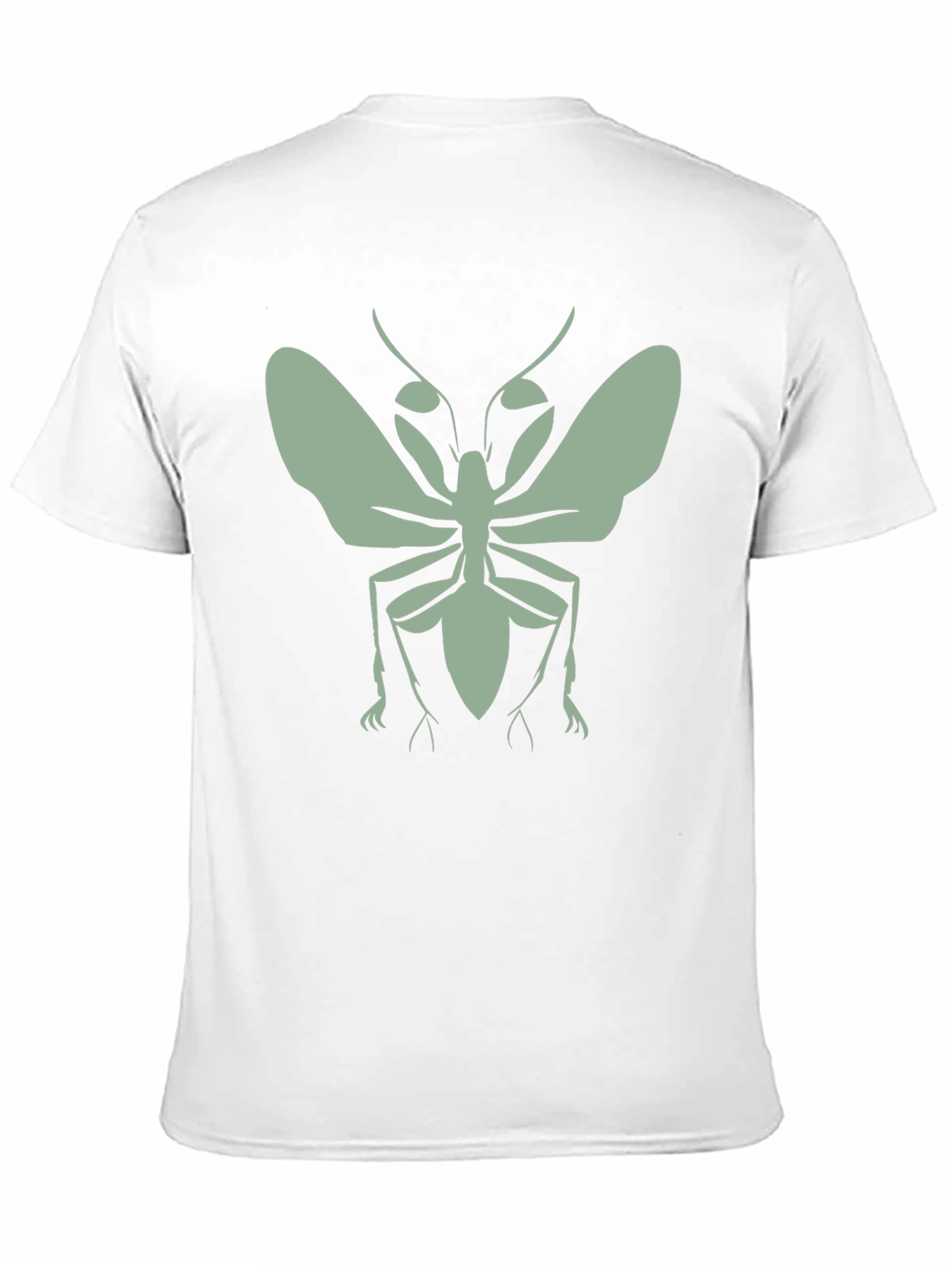 Black Insect Graphic Tee - Black Cotton T-Shirt view 11