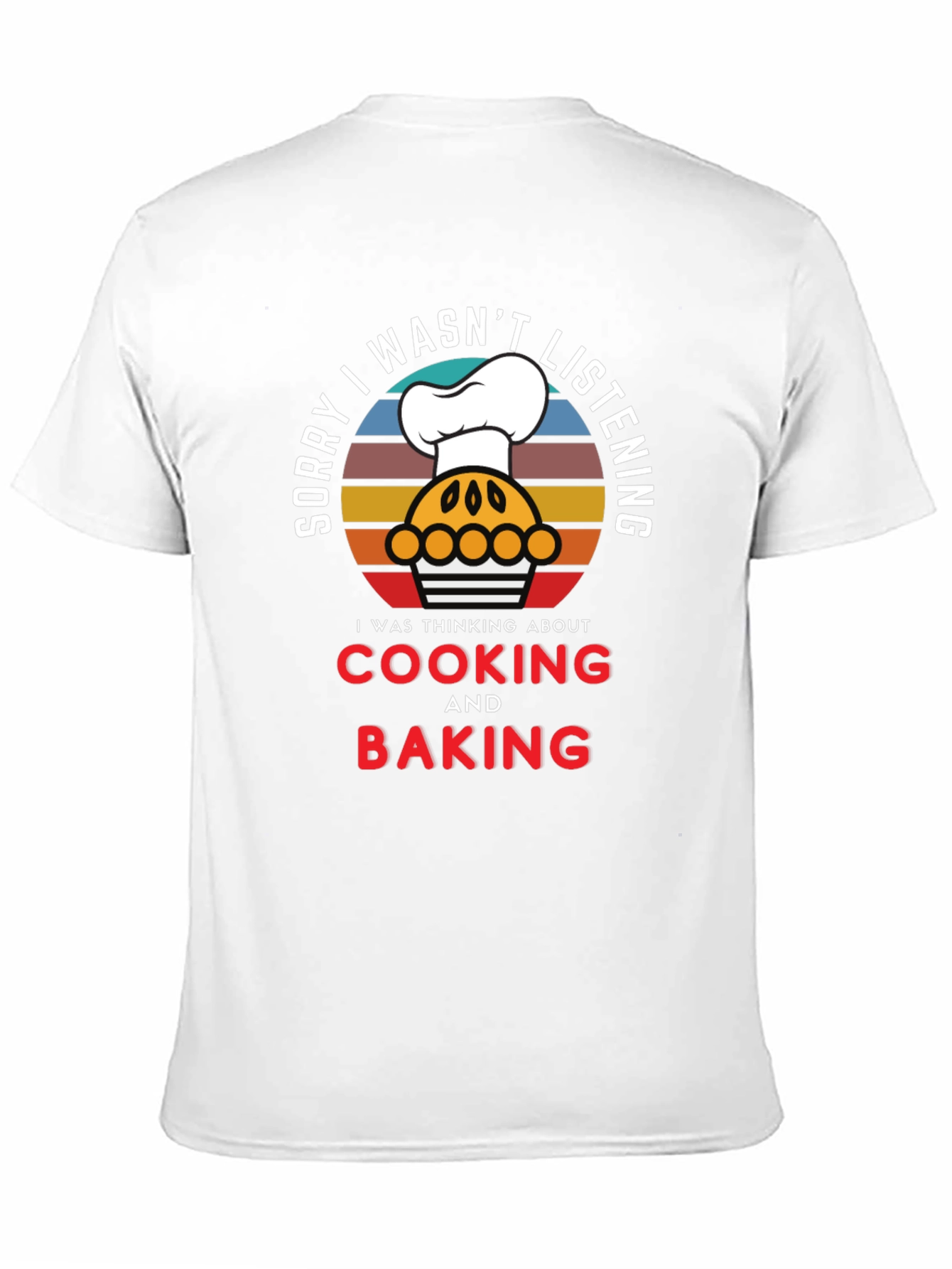 Black Cooking & Baking T-Shirt, Funny Chef Tee view 11