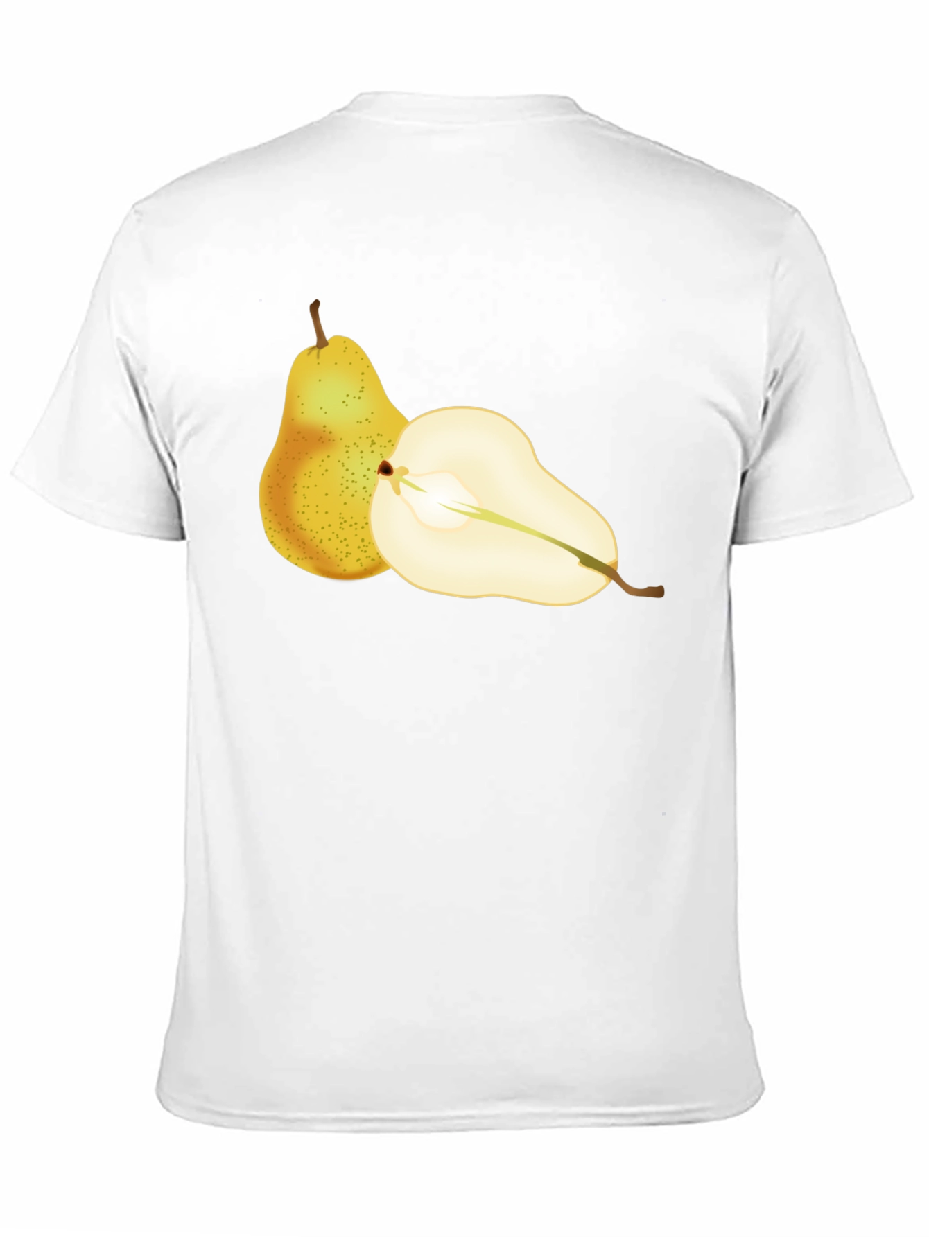 Black Pear Graphic T-Shirt - Fresh Fruit Design view 11