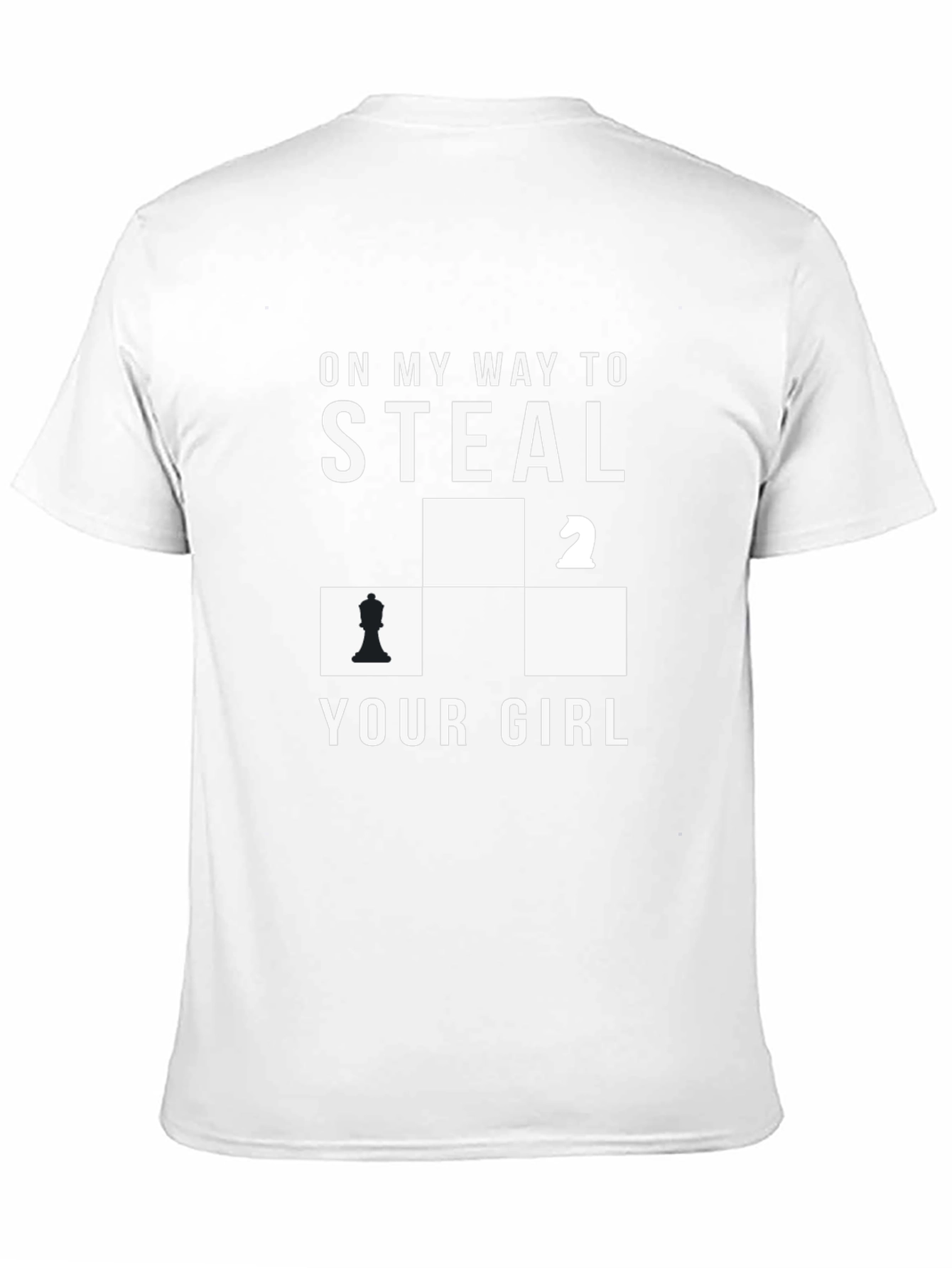Black Chess Steal Your Girl Graphic Tee view 11