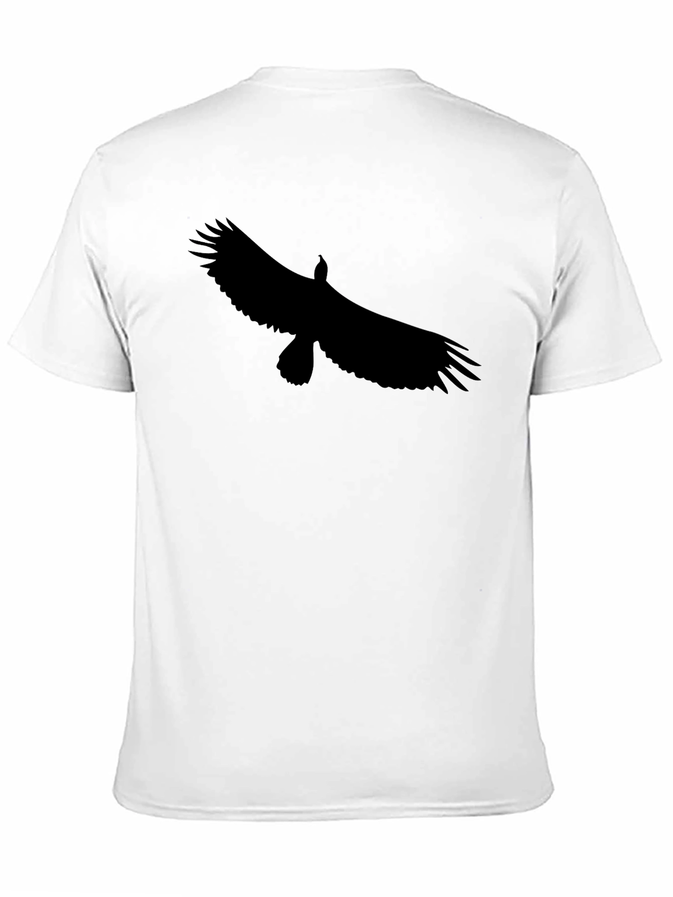 Black Men's Black Eagle Graphic Tee - Stylish Casual Wear view 11