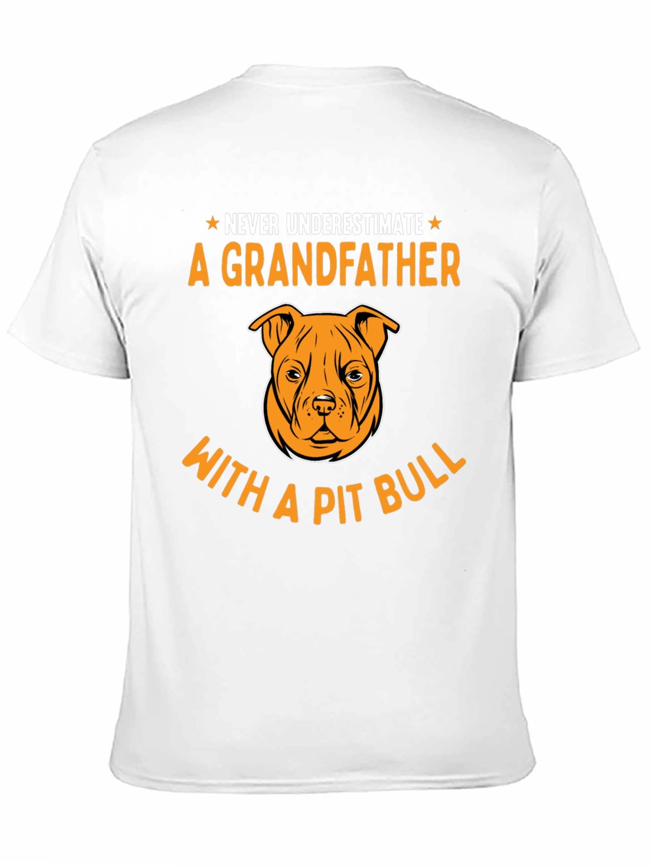 Black Grandfather Pit Bull T-Shirt view 11