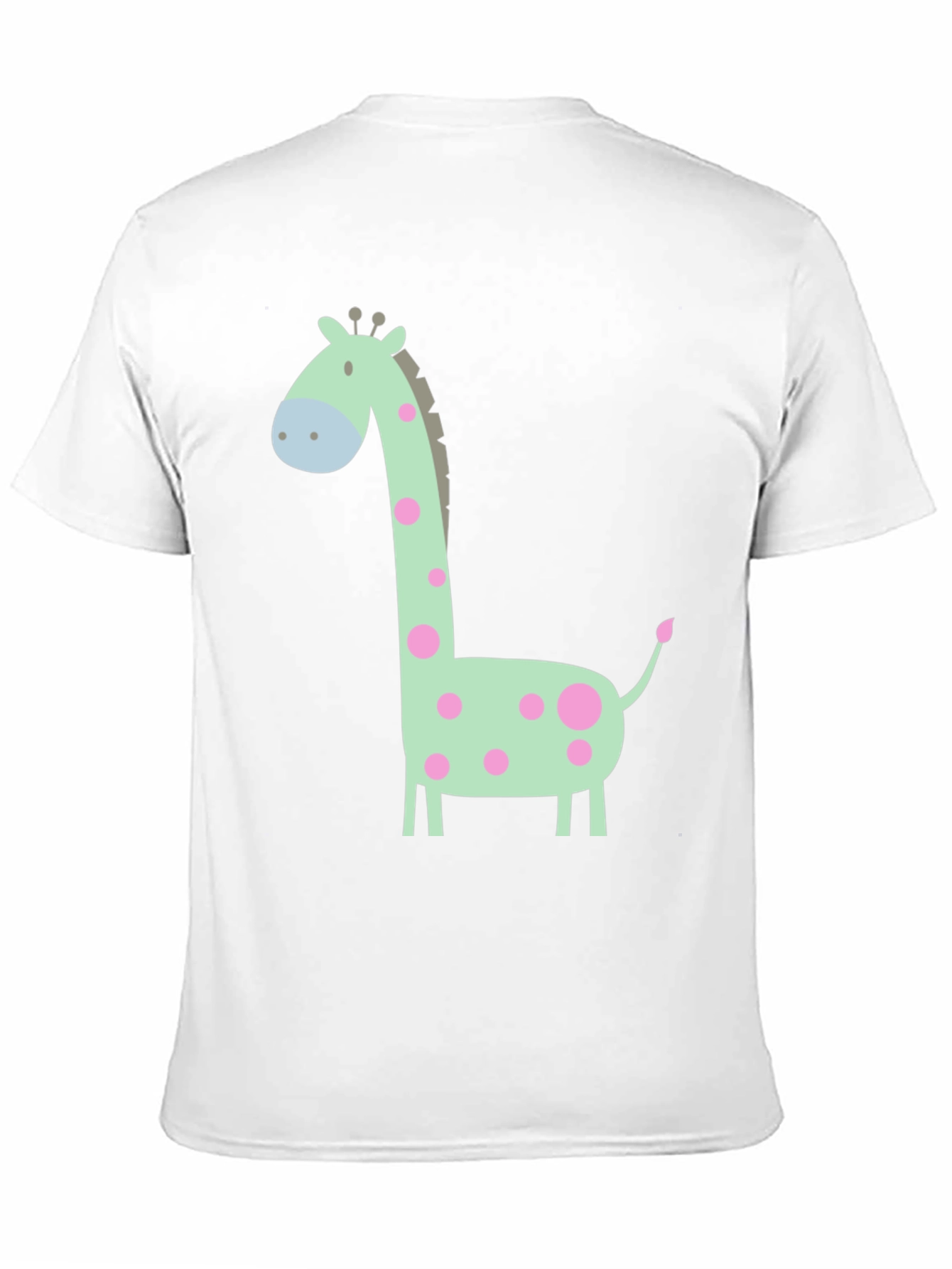 Black Giraffe Graphic Tee - Cute Cartoon Animal Shirt view 11