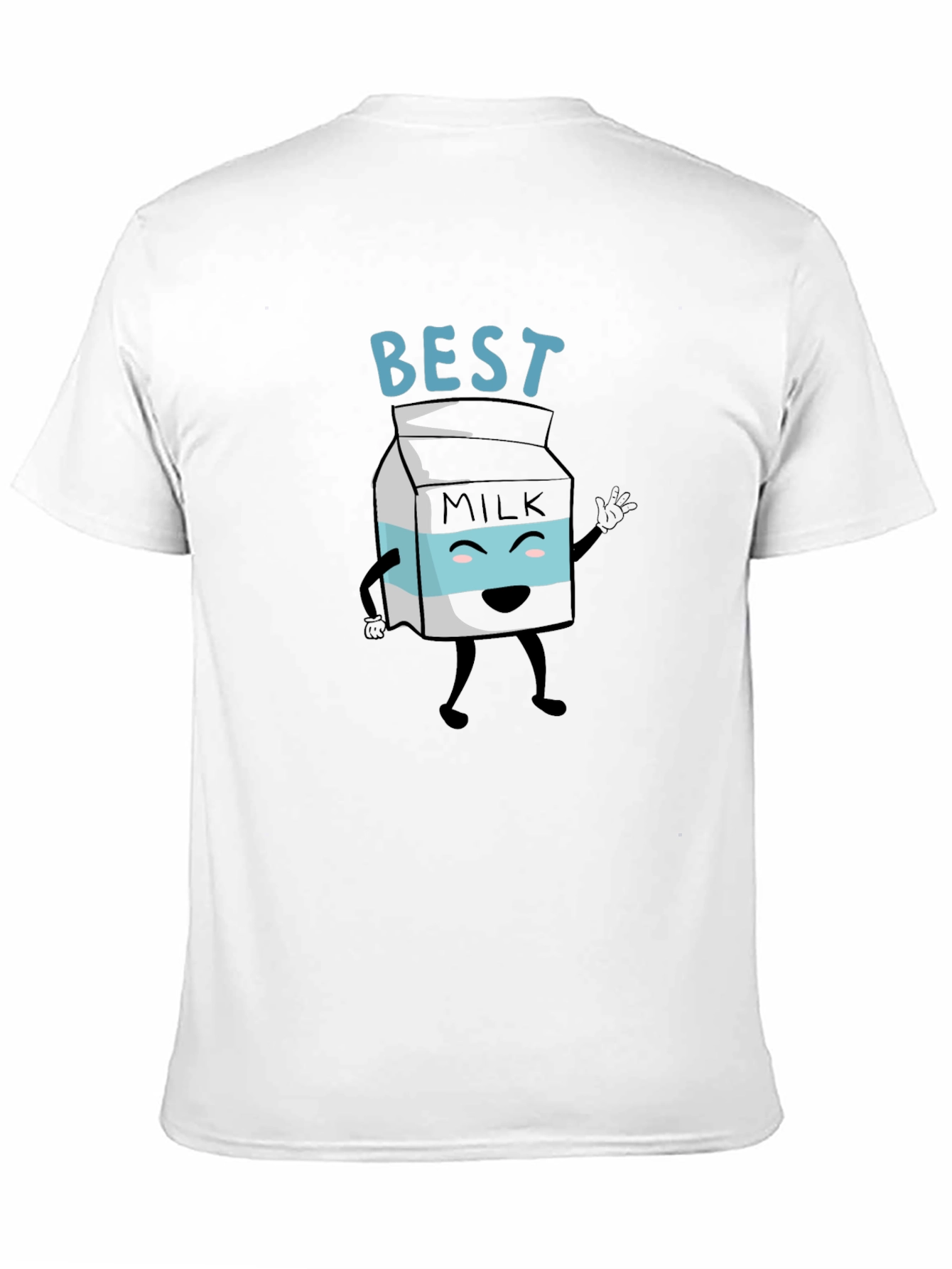 Black Best Milk Cartoon Graphic Tee view 11