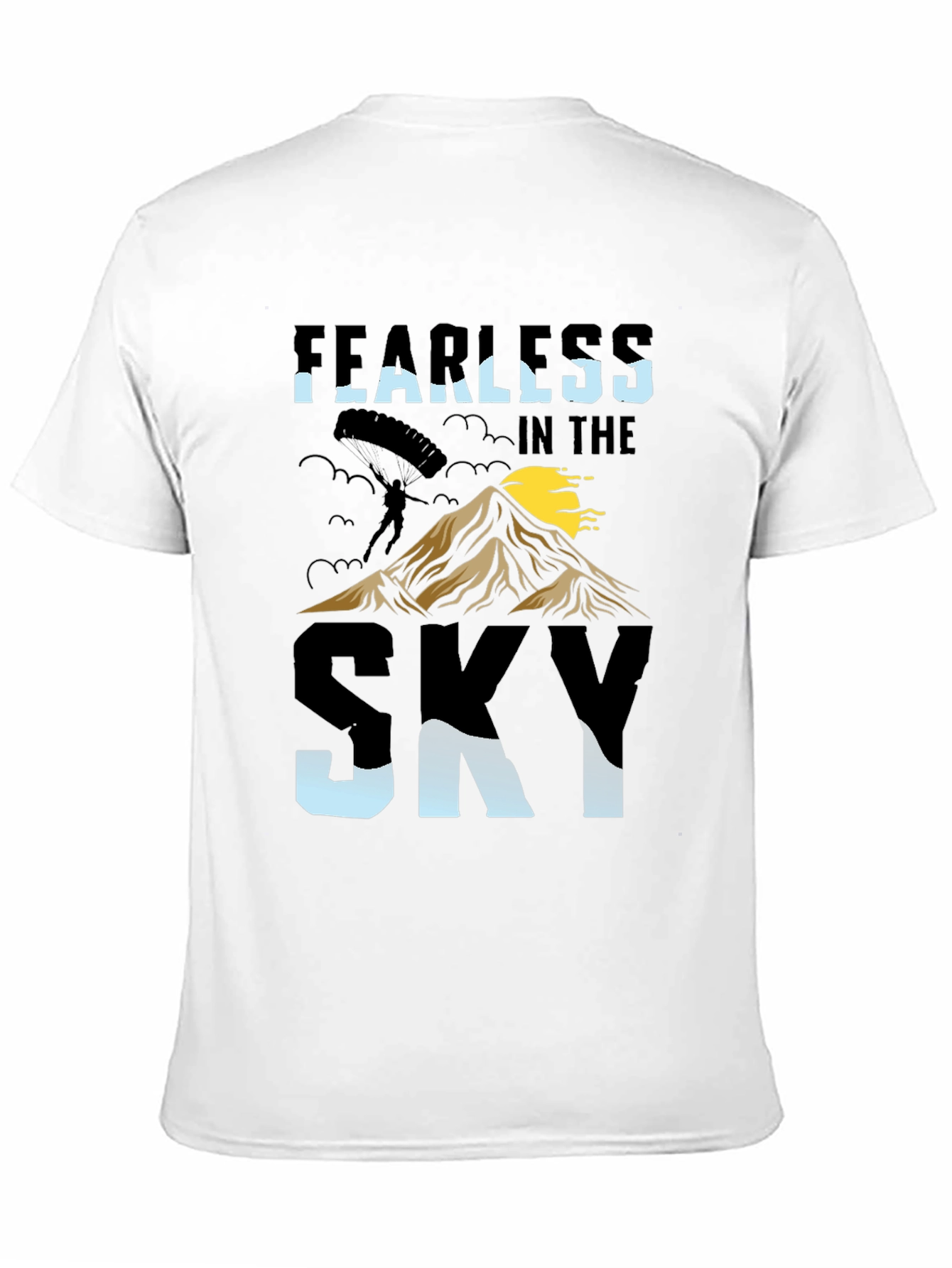 Black Fearless in the Sky T-Shirt view 11