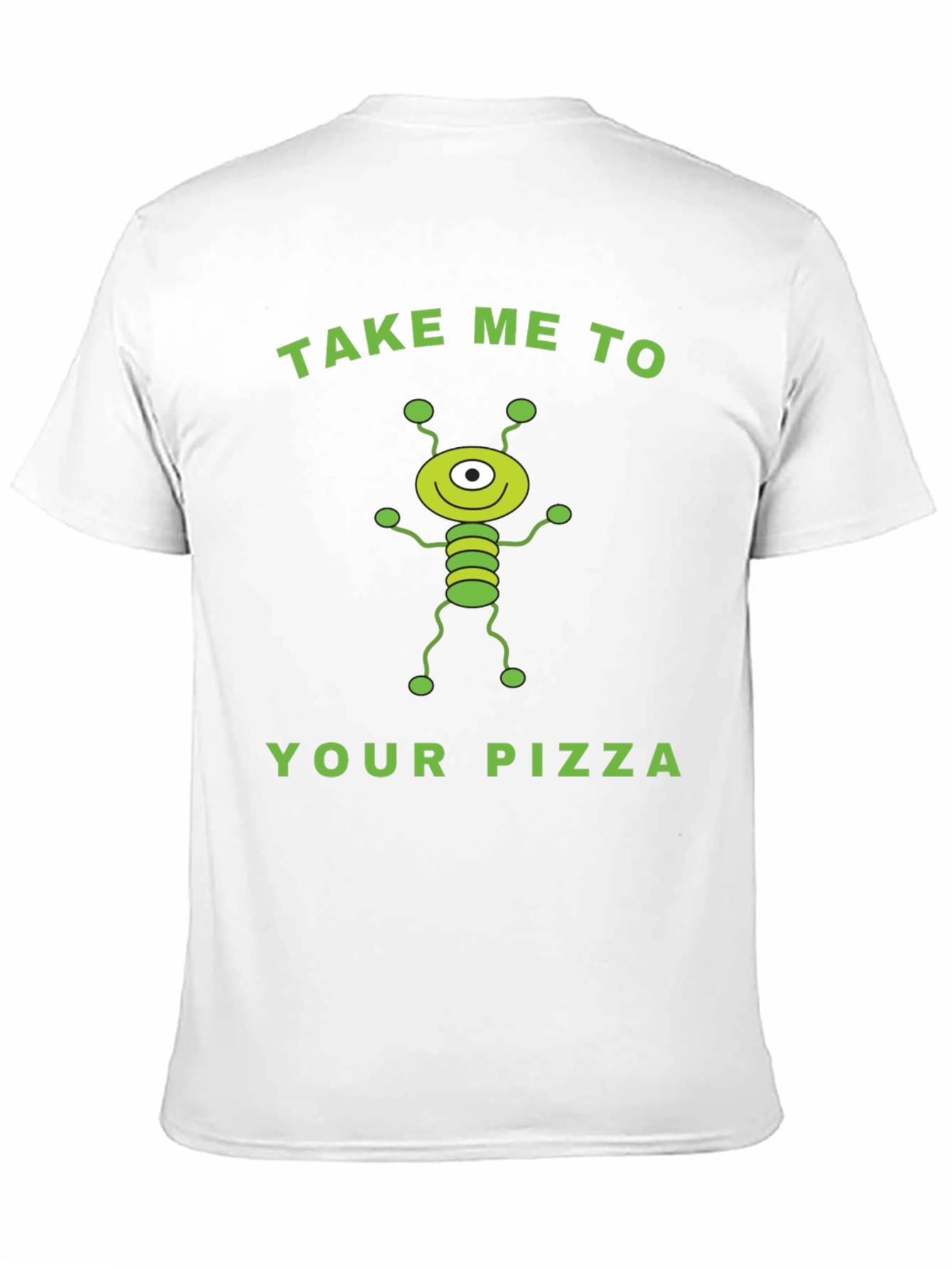 Black Alien Pizza Graphic Tee - Fun & Unique! view 11