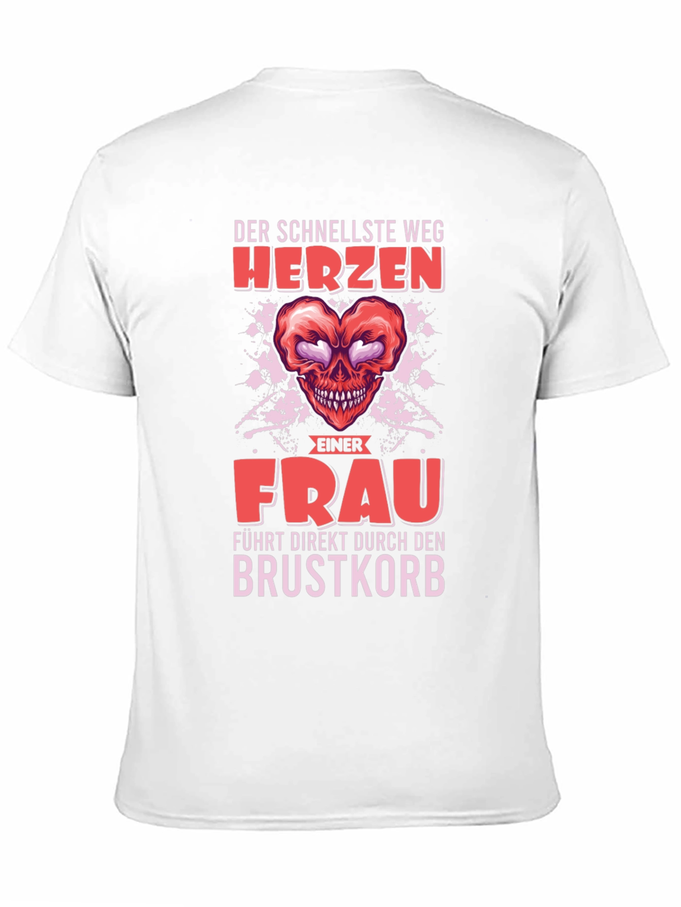 Black Funny German T-Shirt - The Fastest Way to a Woman's Heart view 11