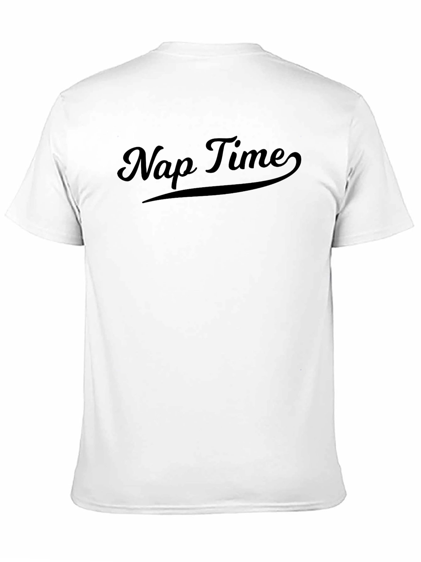 Black Nap Time Black Cotton Blend T-Shirt view 11
