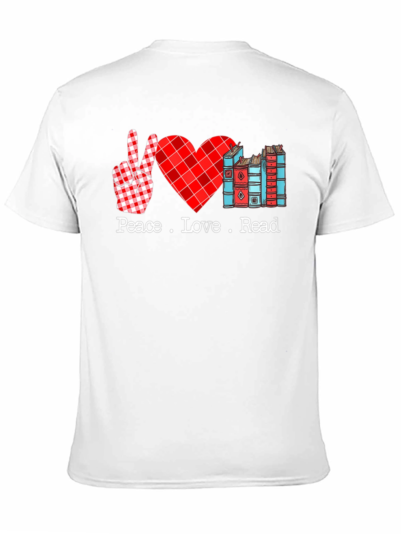 Black Peace Love Read Graphic Tee view 11