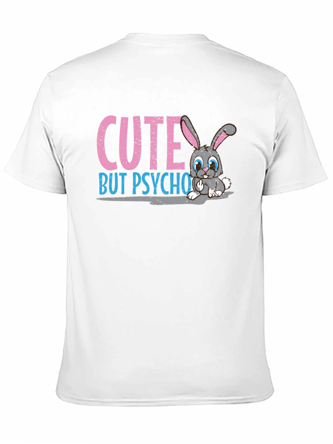 Black Cute But Psycho Bunny T-Shirt view 11