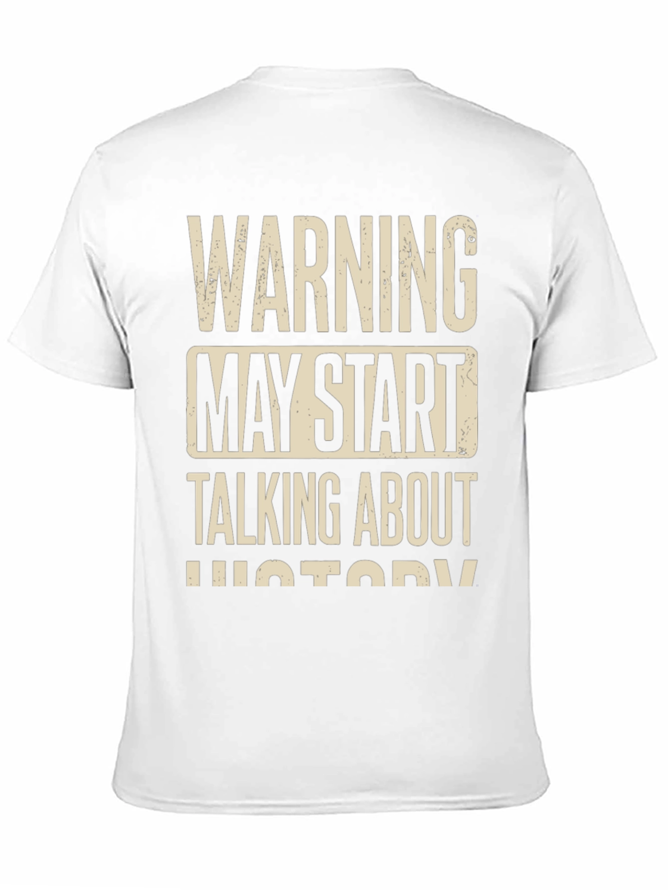 Black Warning May Start Talking About History T-Shirt view 11