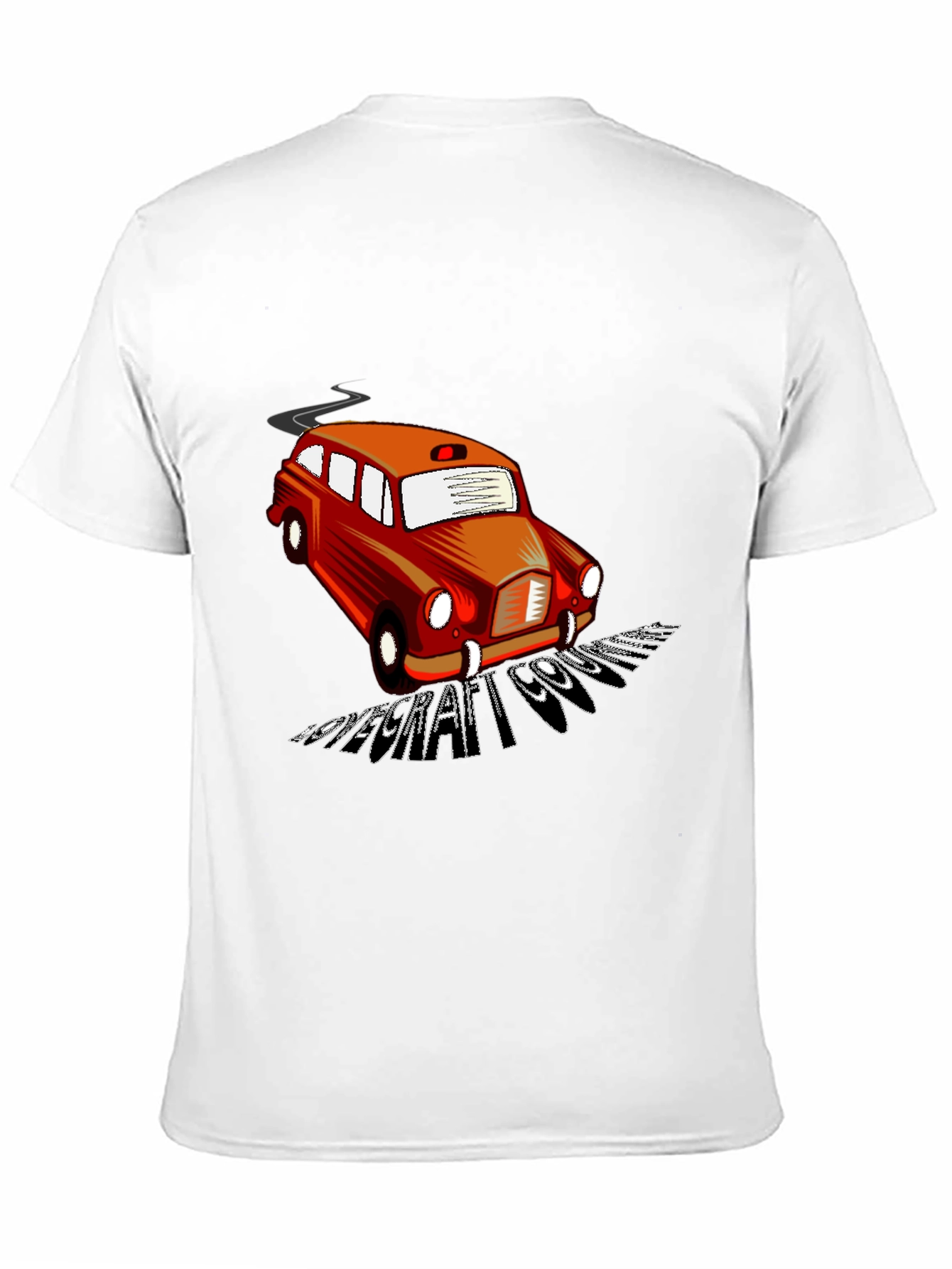 Black Retro Car T-Shirt - Cool Graphic Tee view 11