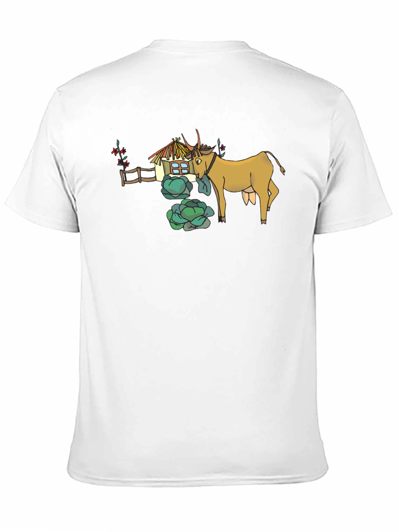 Black Quirky Cow & Farmhouse Graphic Tee - Black view 11