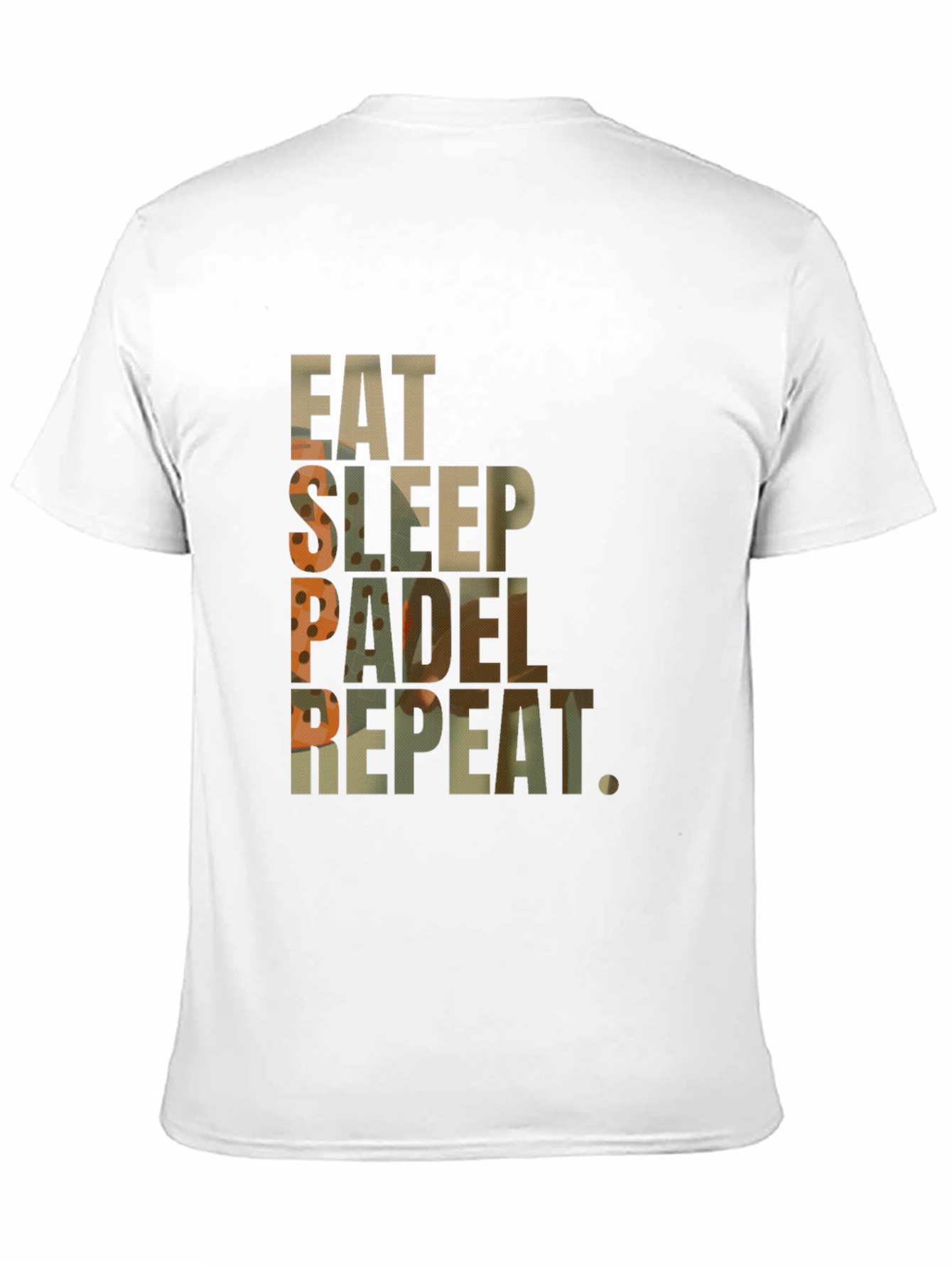 Black Eat Sleep Padel Repeat Black Graphic T-Shirt view 11