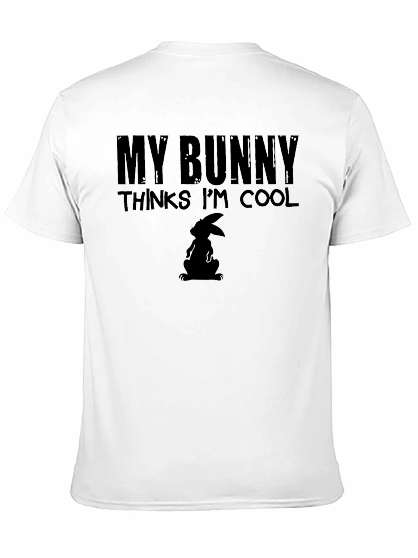 Black My Bunny Thinks I'm Cool T-Shirt view 11