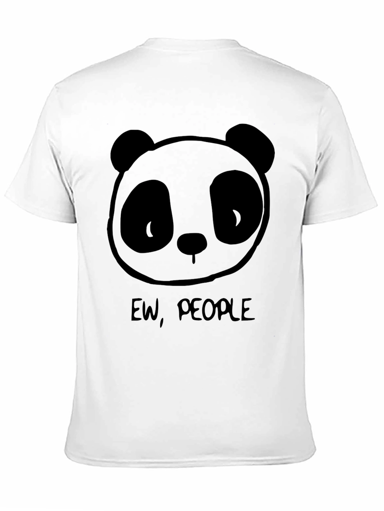 Black Ew People Panda Graphic T-Shirt view 11