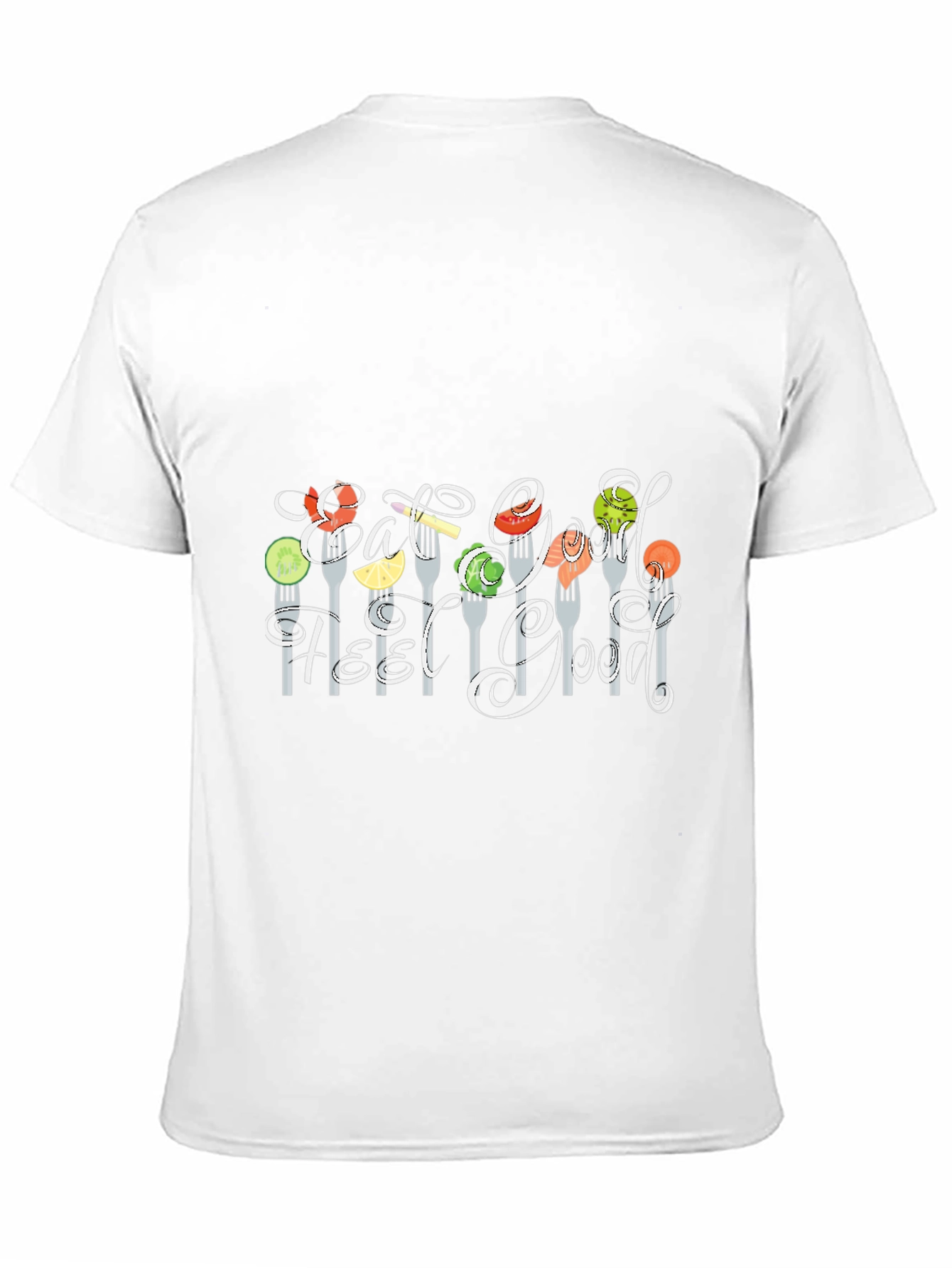 Black Eat Good Feel Good T-Shirt Black view 11