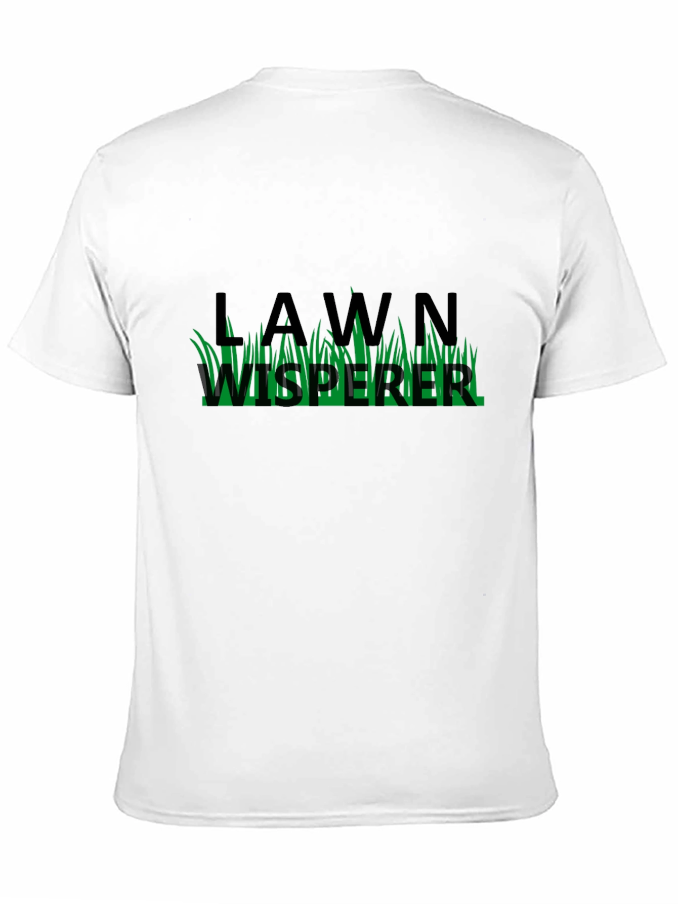 Black Lawn Whisperer T-Shirt - Black Cotton Blend view 11