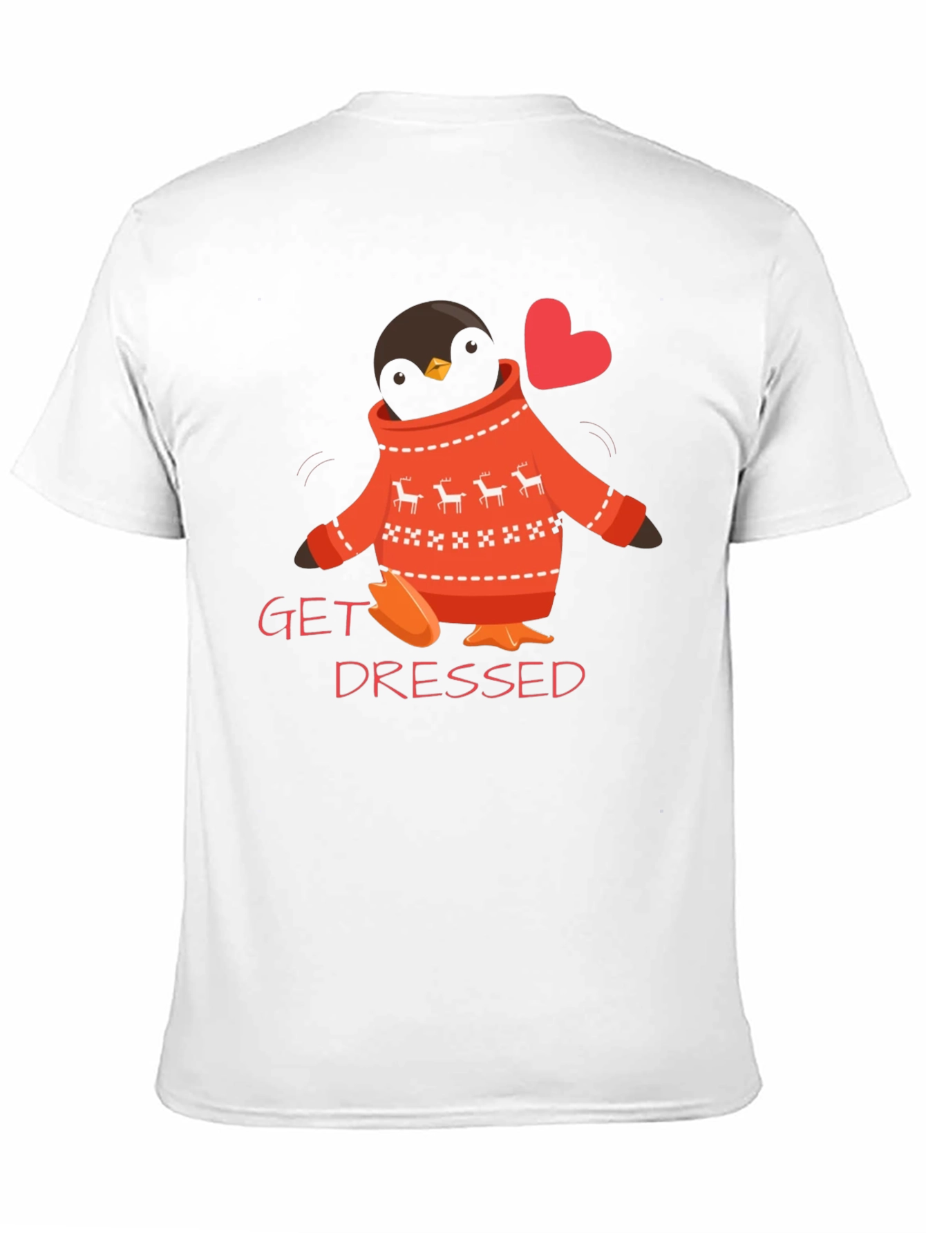 Black Get Dressed Penguin Sweater T-Shirt view 11