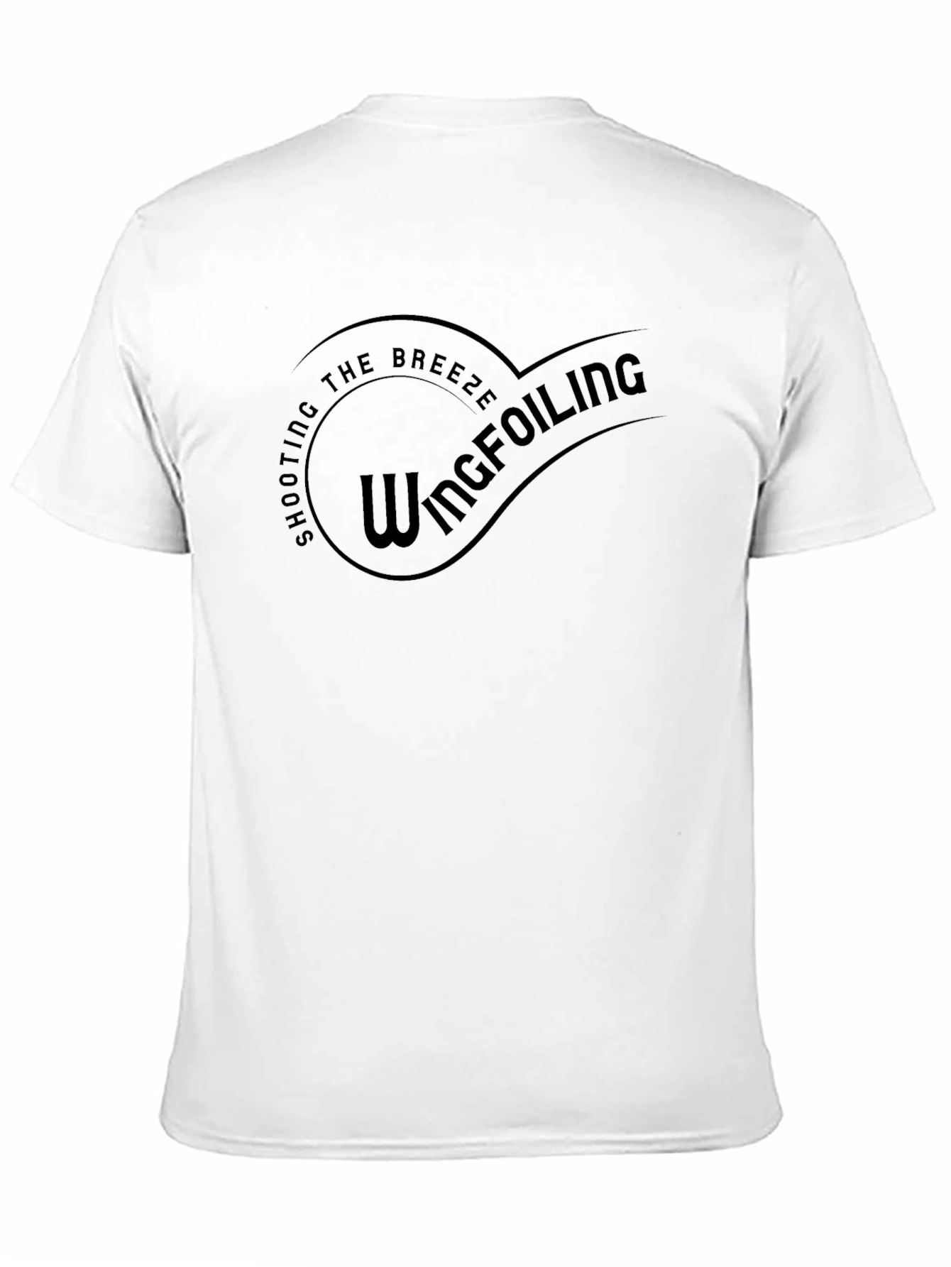 Black Wingfoiling Breeze Black T-Shirt view 11