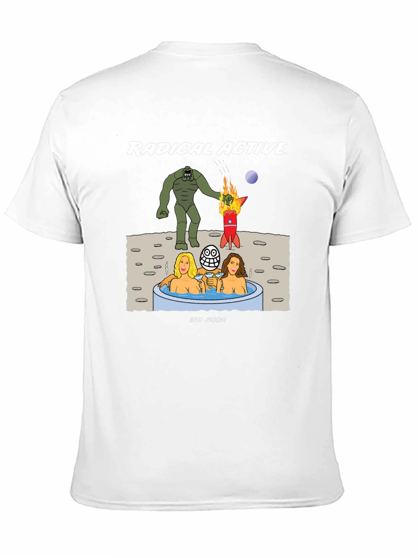 Black Radical Active Bad Moon T-Shirt view 11