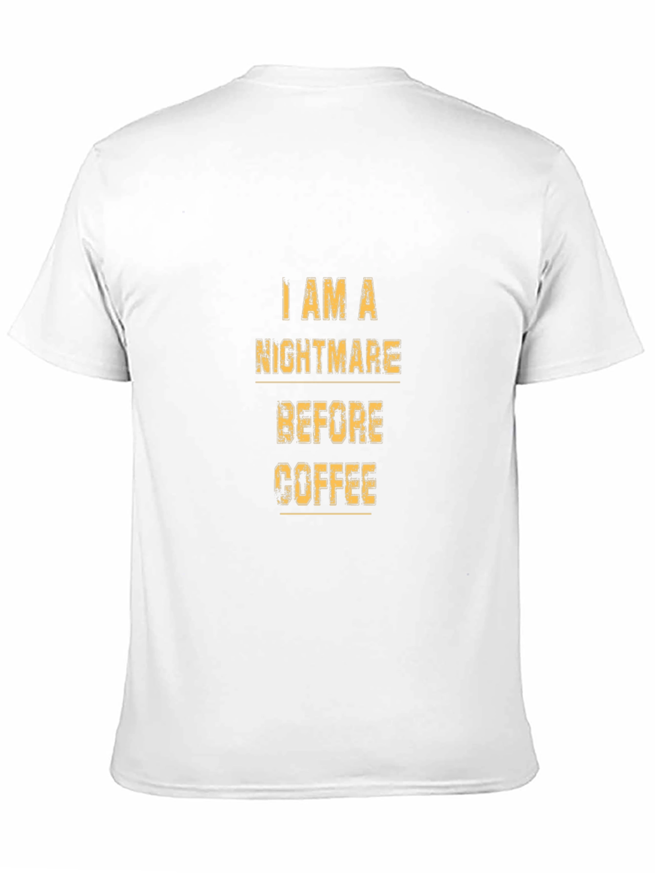Black Nightmare Before Coffee Black T-Shirt view 11