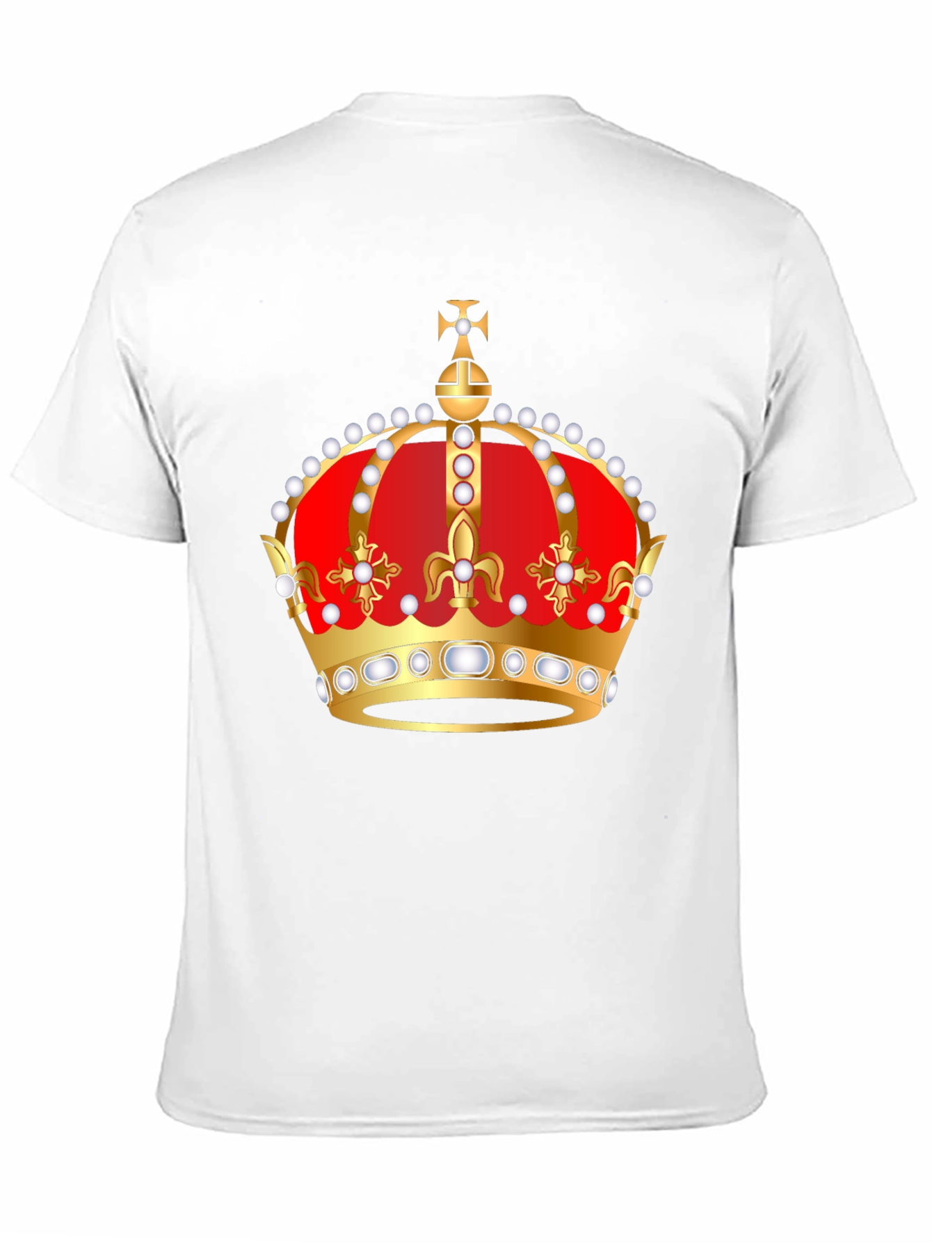 Black Crown Graphic Tee - Royal Style T-Shirt view 11