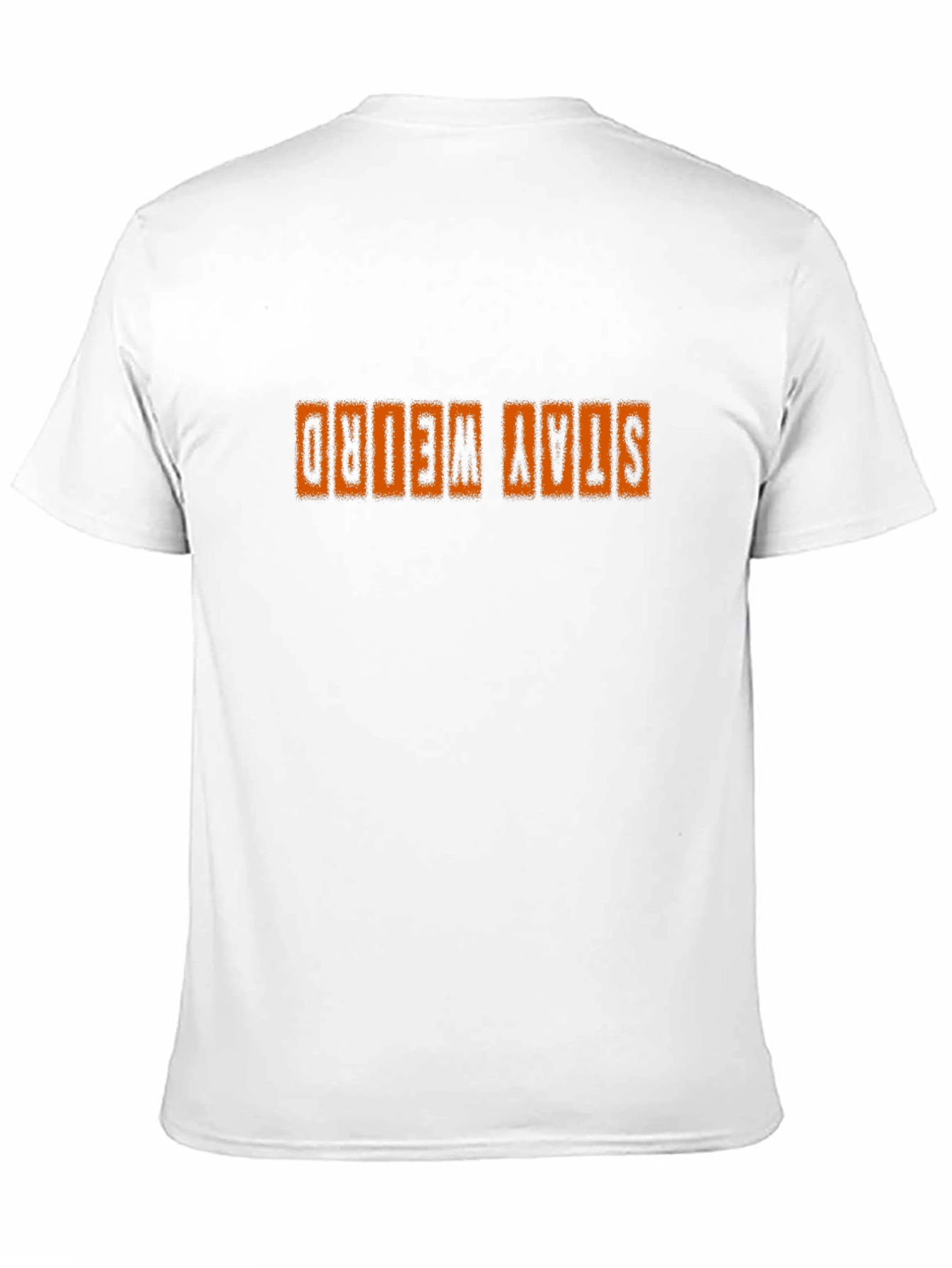 Black Stay Weird Graphic Tee - Mens Black T-Shirt view 11