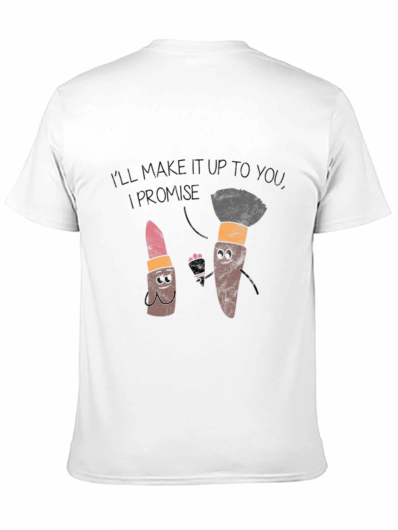 Black Makeup Apology T-Shirt view 11