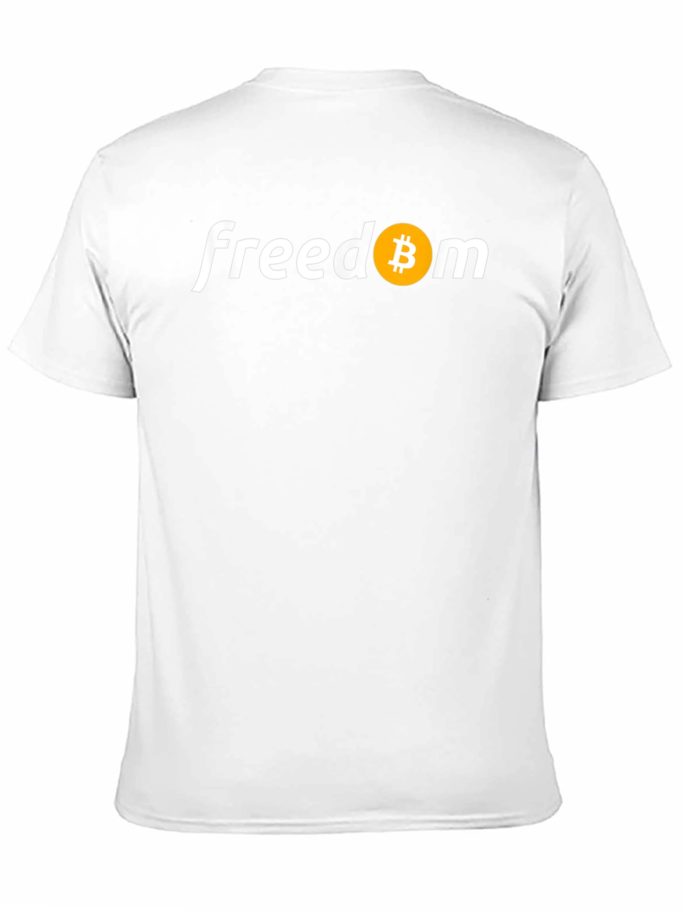 Black Bitcoin Freedom Tee - Crypto Enthusiast T-Shirt view 11