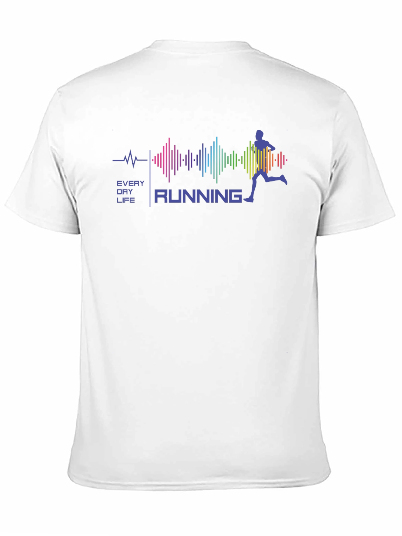 Black Every Day Life Running T-Shirt view 11
