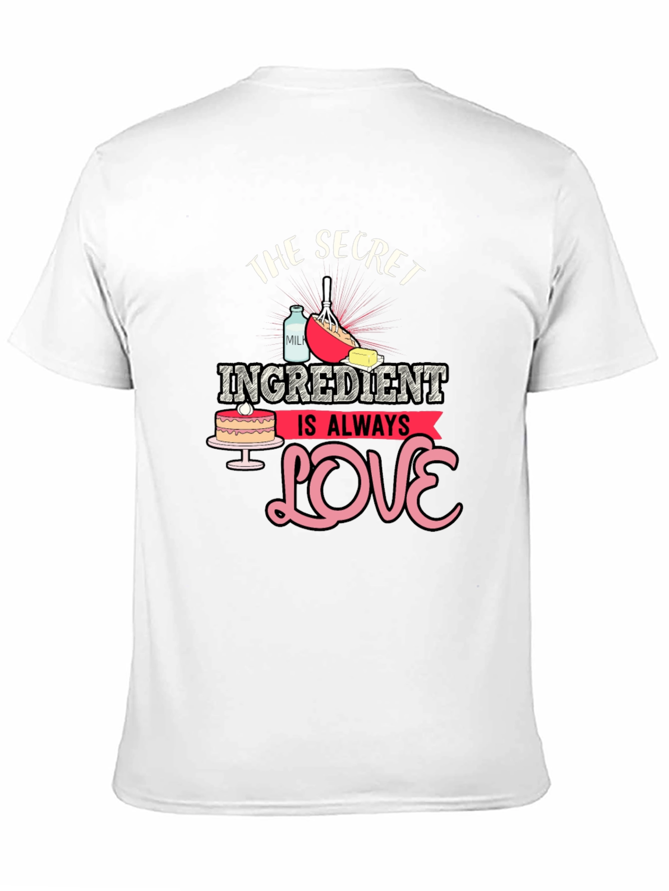 Black Secret Ingredient Love Black T-Shirt view 11