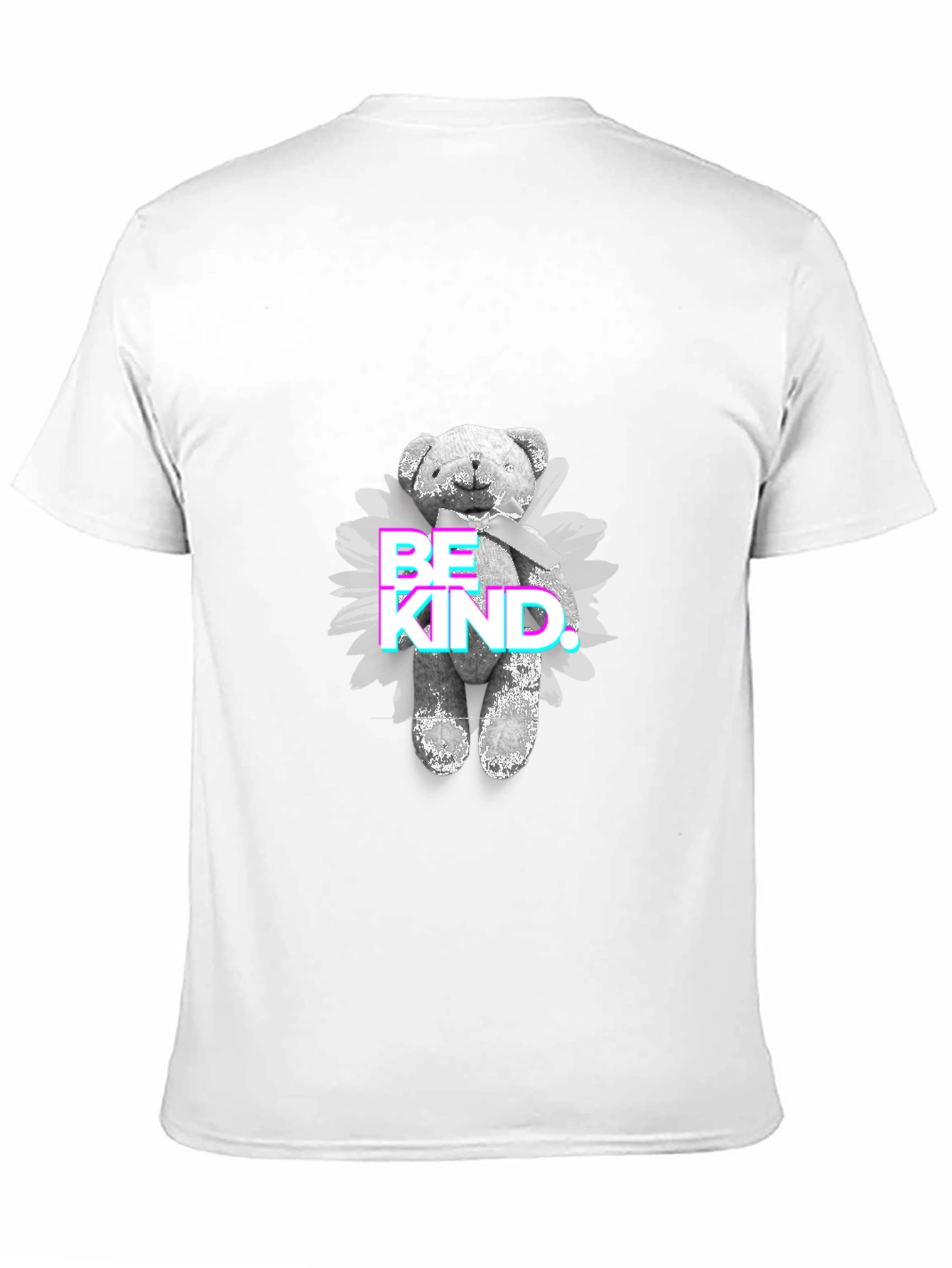 Black Be Kind Teddy Bear Graphic T-Shirt view 11