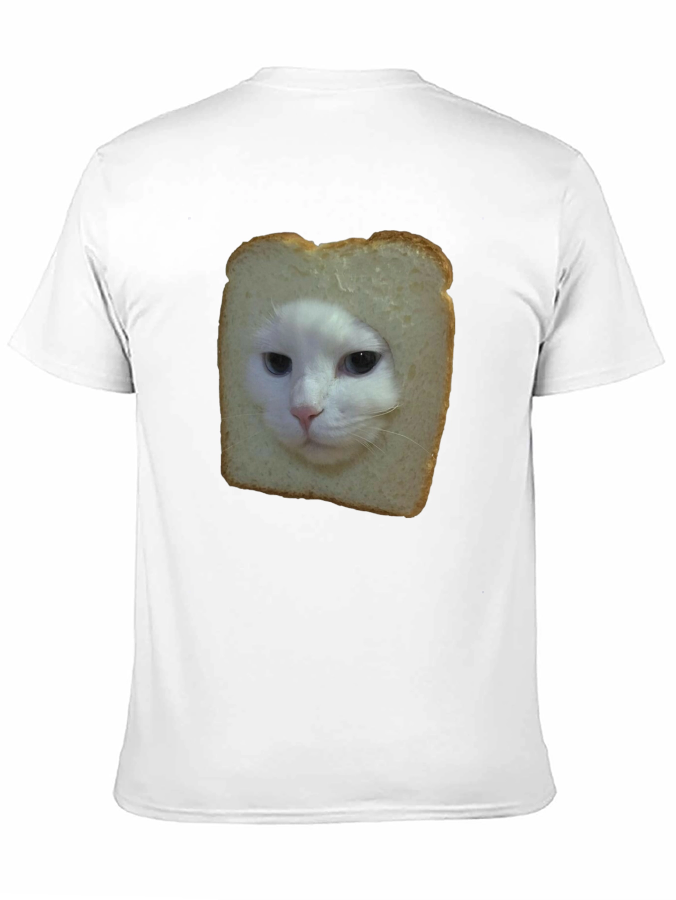 Black Cat in Bread Slice Black T-Shirt view 11